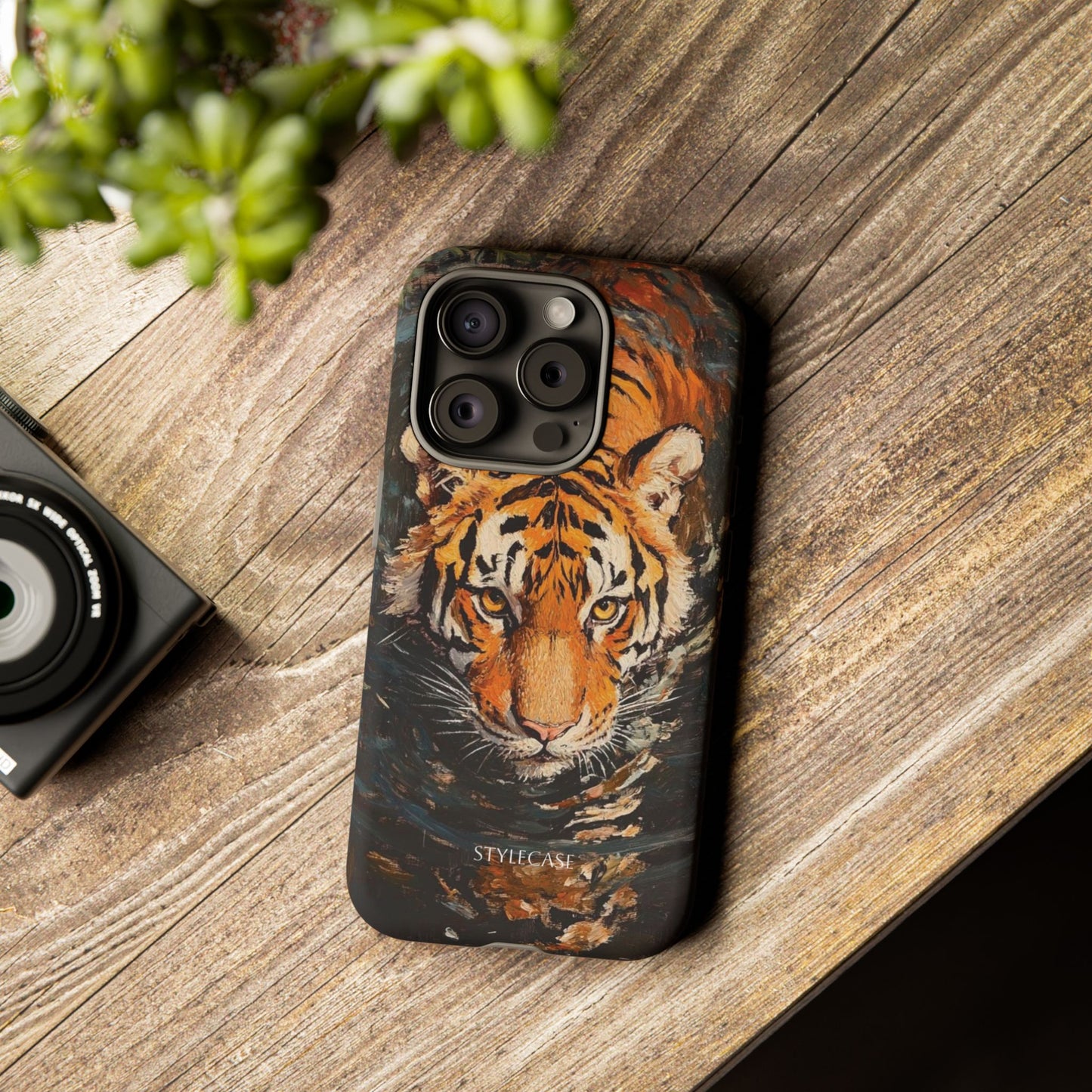 Tiger Reflection Phone Case — Wildlife Samsung And Iphone Cover