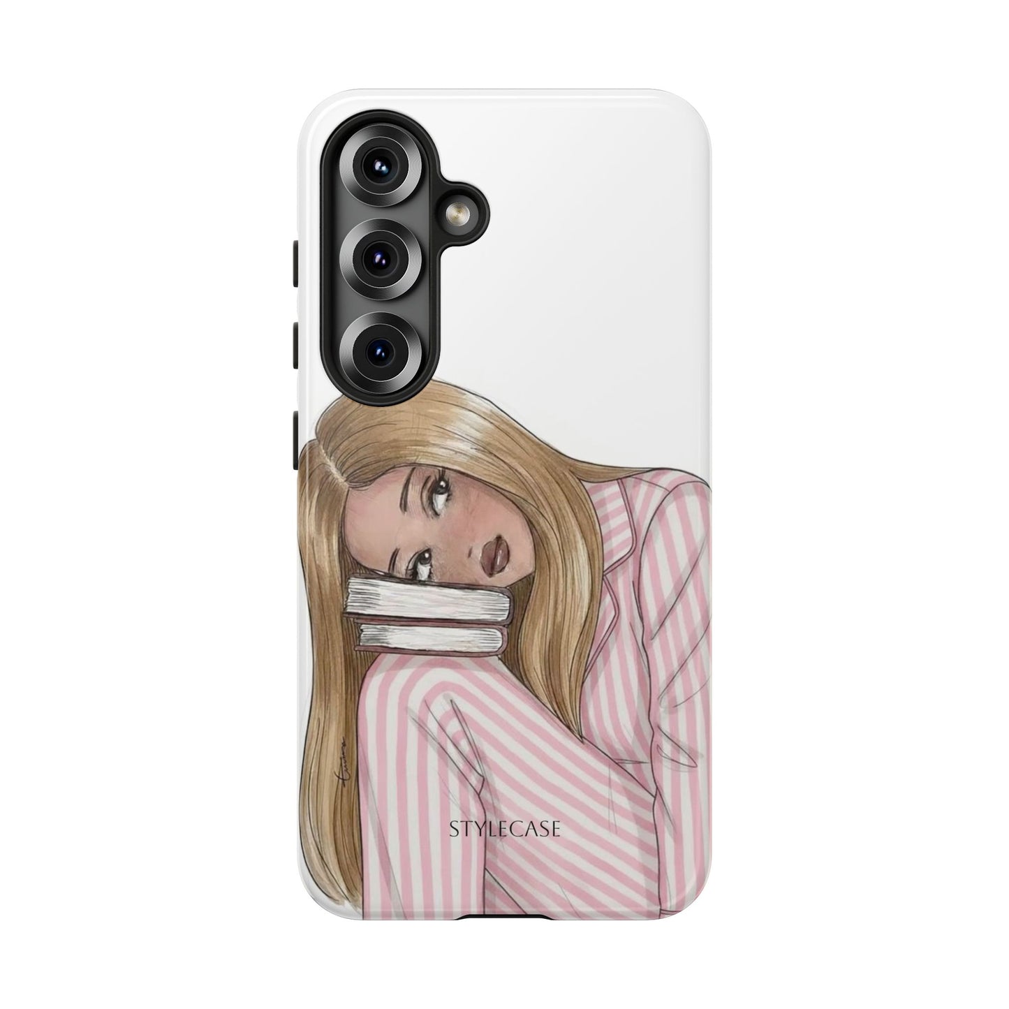 Blonde Girl Phone Case - Books Lover Samsung & Iphone Case