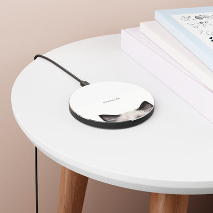 Cat Peek Wireless Charger — Cute Cat Ear Phone Qi Charging Pad