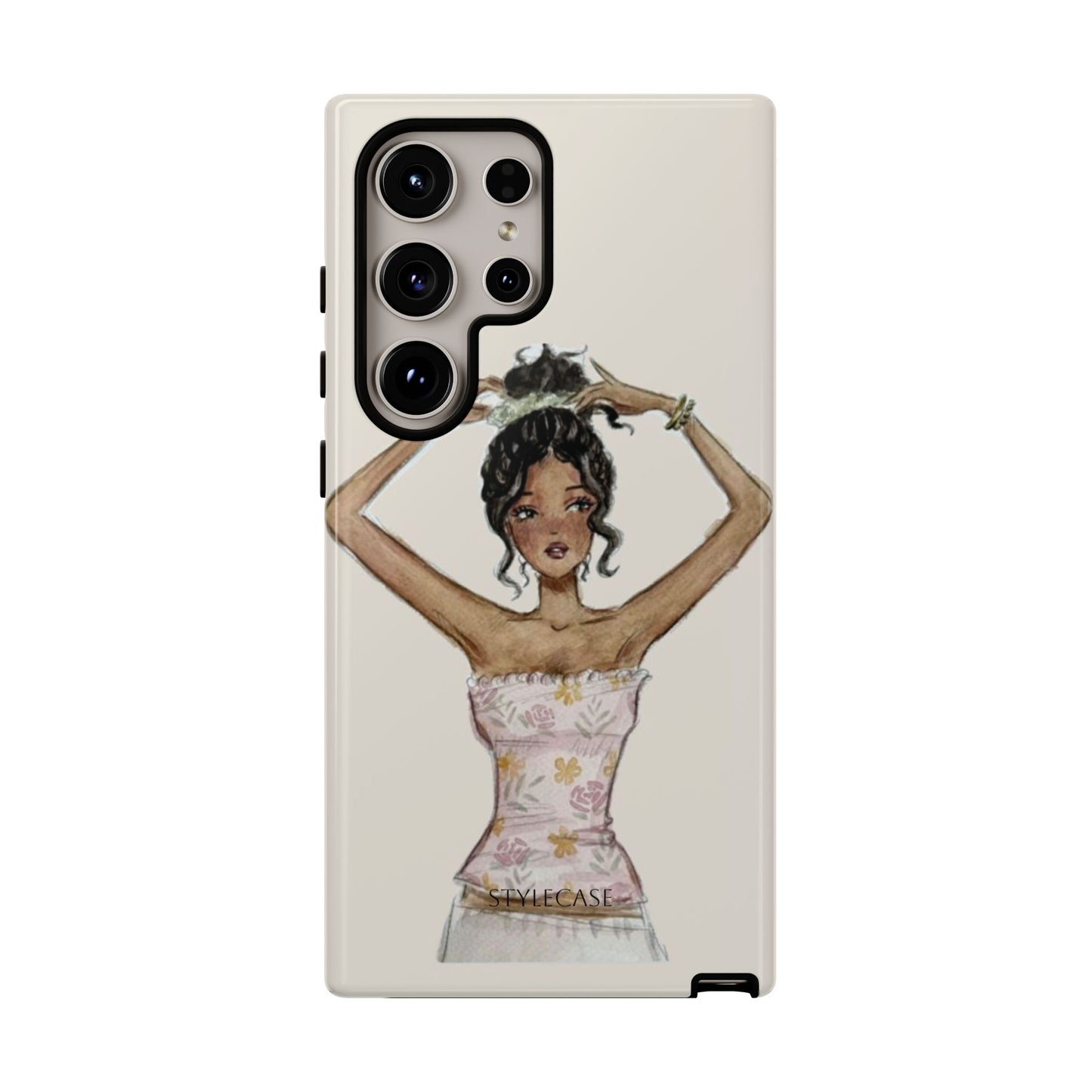 Phone Case — Fashion Illustration Chic Girl Protective Cover