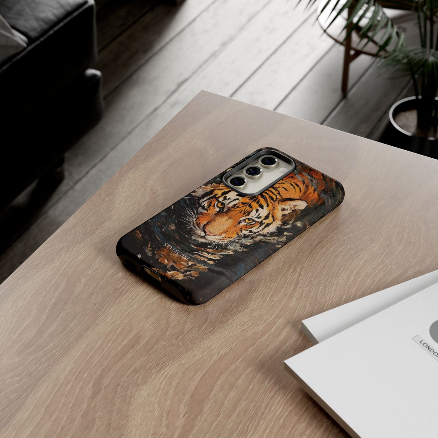 Tiger Reflection Phone Case — Wildlife Samsung And Iphone Cover