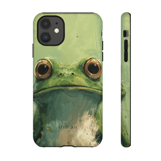Frog Portrait Phone Case — Cute Frog Samsung And Iphone Protective Cover