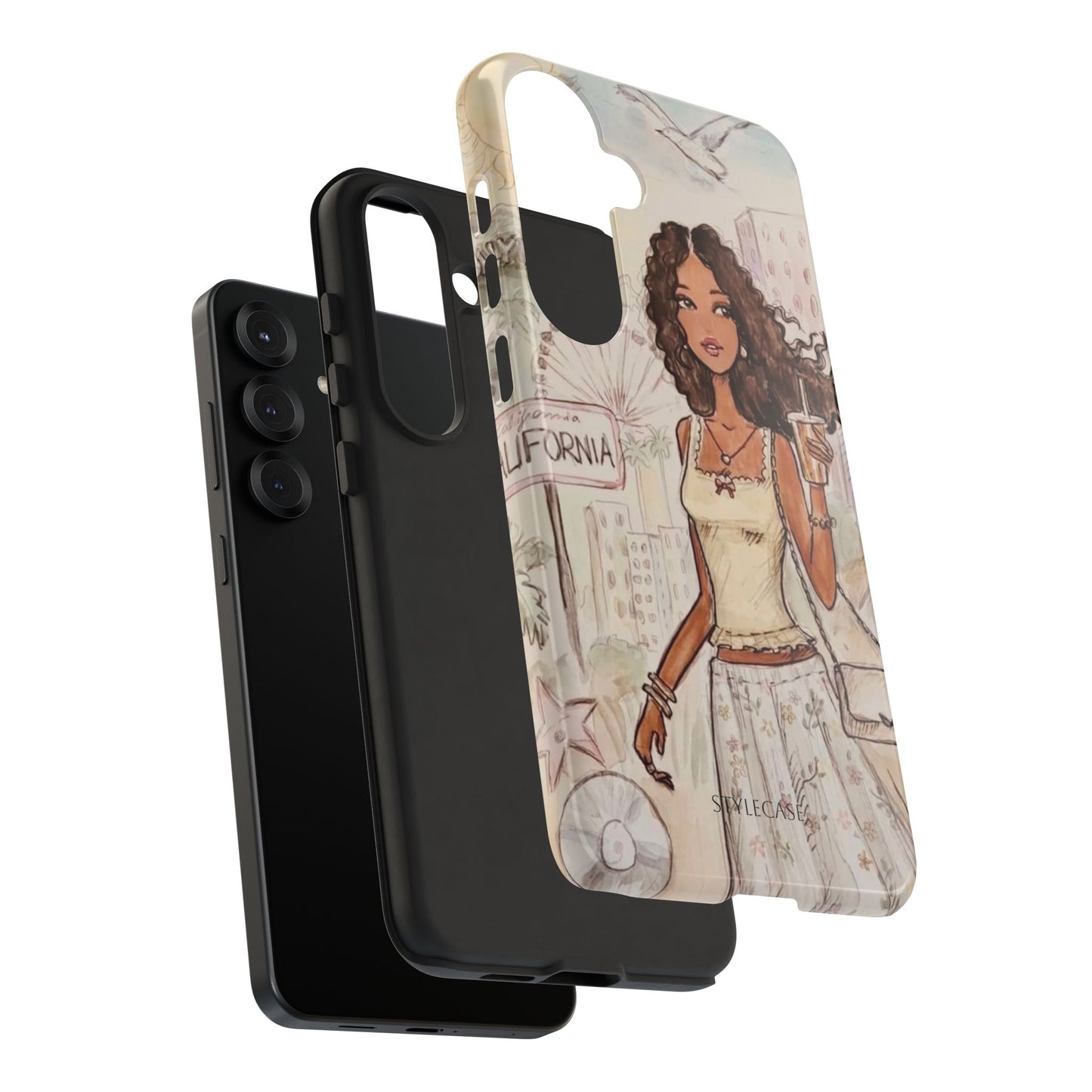 Stylish Girl Phone Case — California Samsung And Iphone Cover