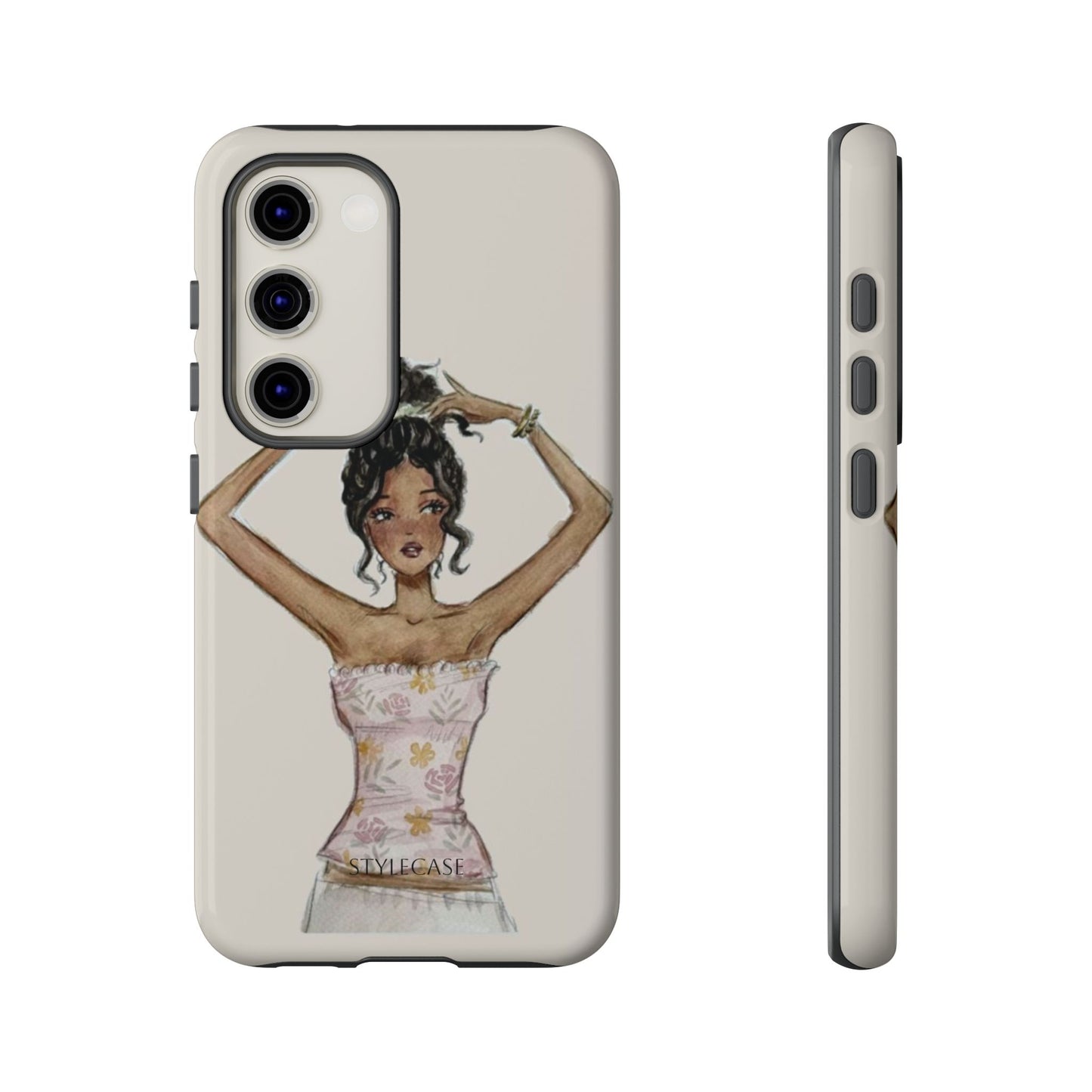 Phone Case — Fashion Illustration Chic Girl Protective Cover