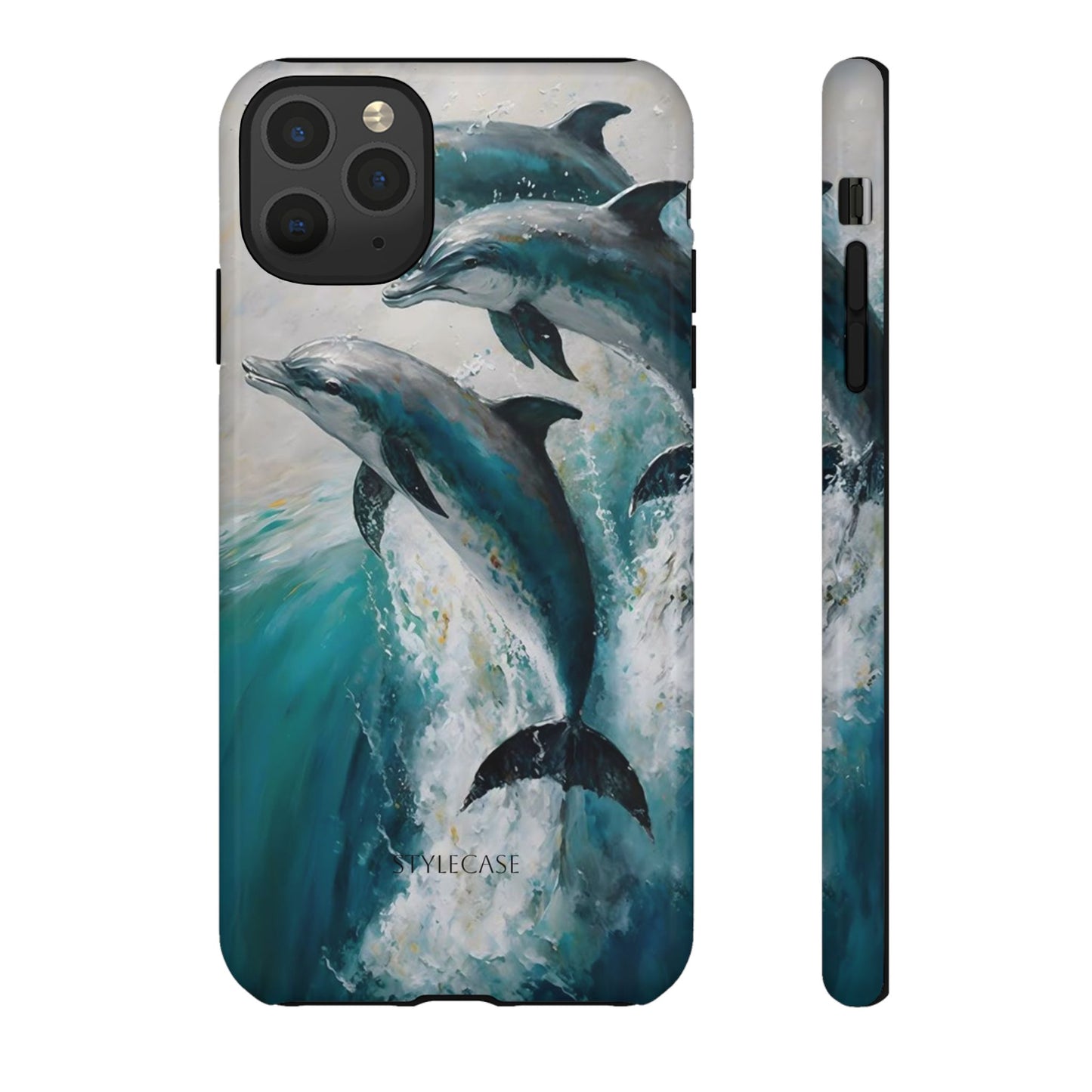 Dolphin Phone Case — Protective Ocean Art iPhone And Samsung Case