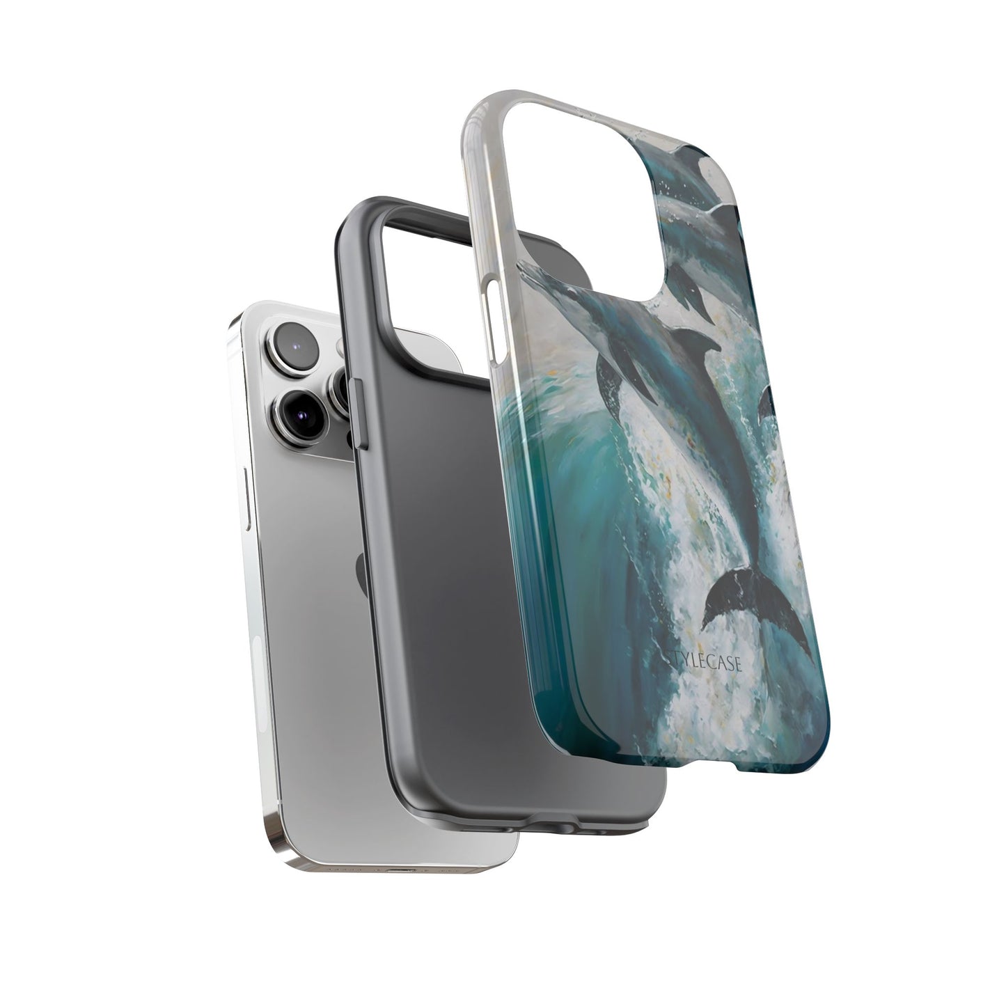Dolphin Phone Case — Protective Ocean Art iPhone And Samsung Case