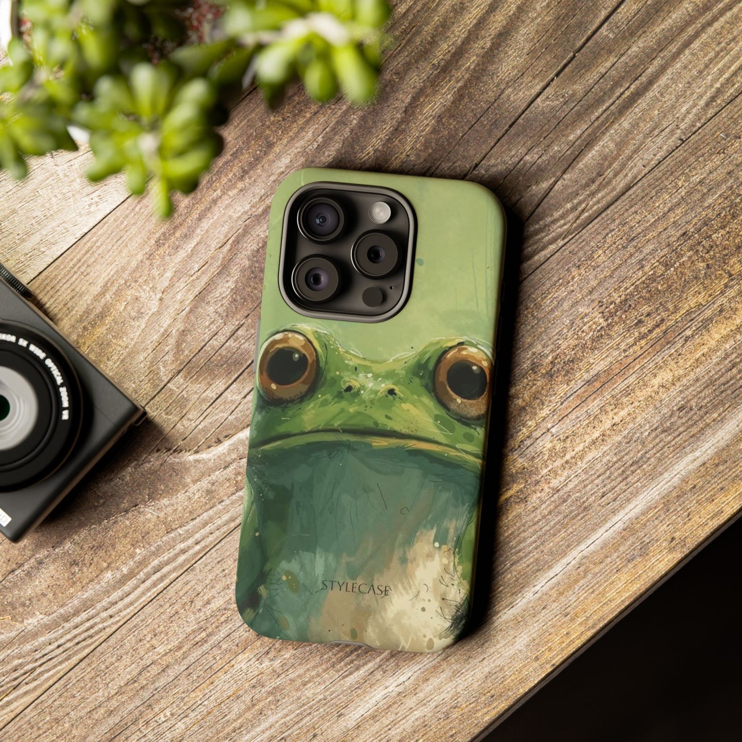 Frog Portrait Phone Case — Cute Frog Samsung And Iphone Protective Cover