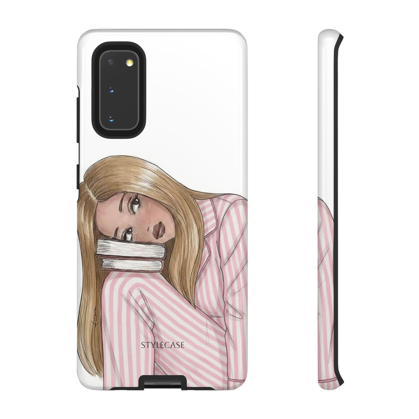 Blonde Girl Phone Case - Books Lover Samsung & Iphone Case