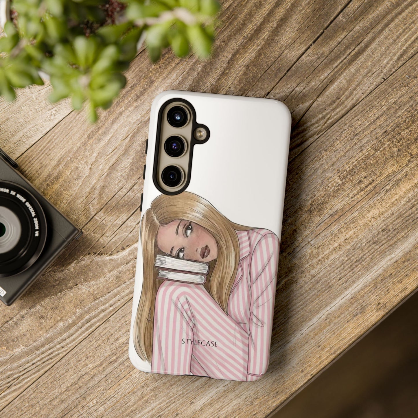 Blonde Girl Phone Case - Books Lover Samsung & Iphone Case