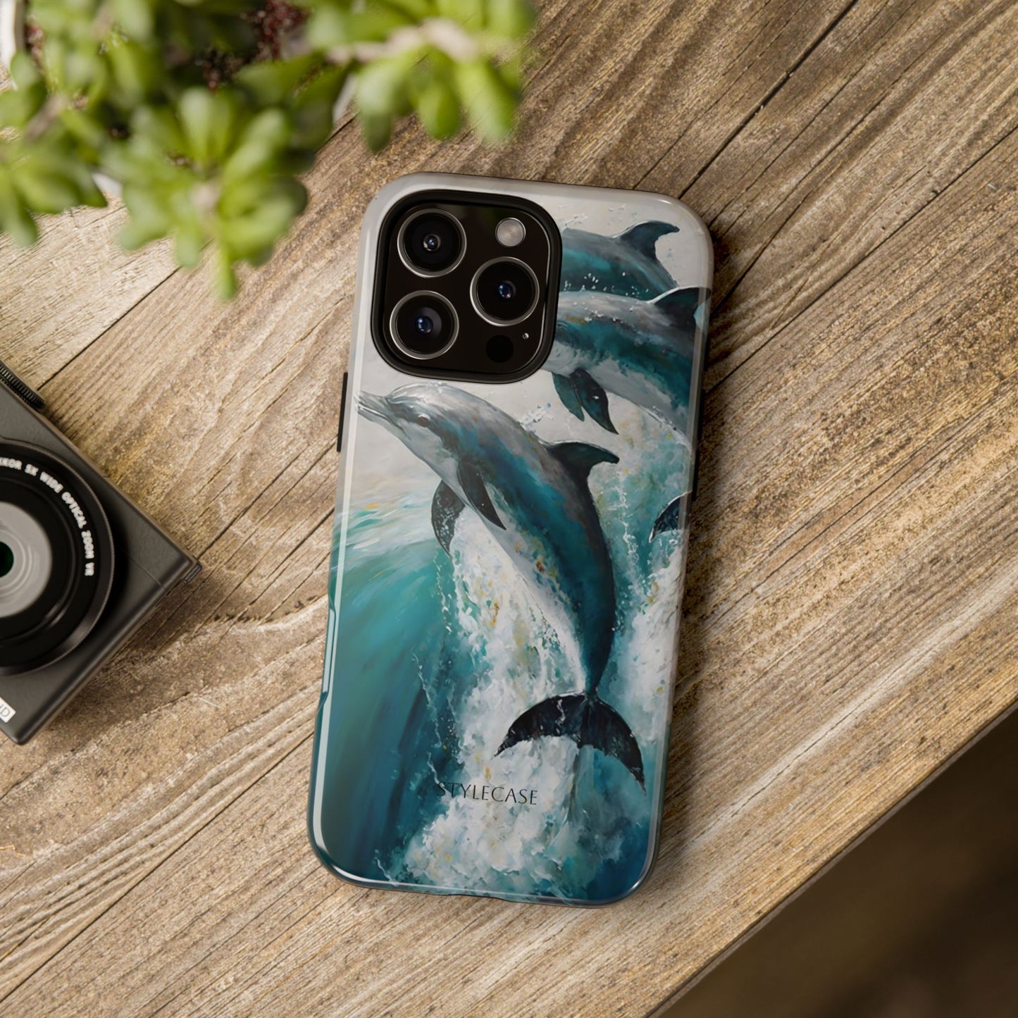 Dolphin Phone Case — Protective Ocean Art iPhone And Samsung Case