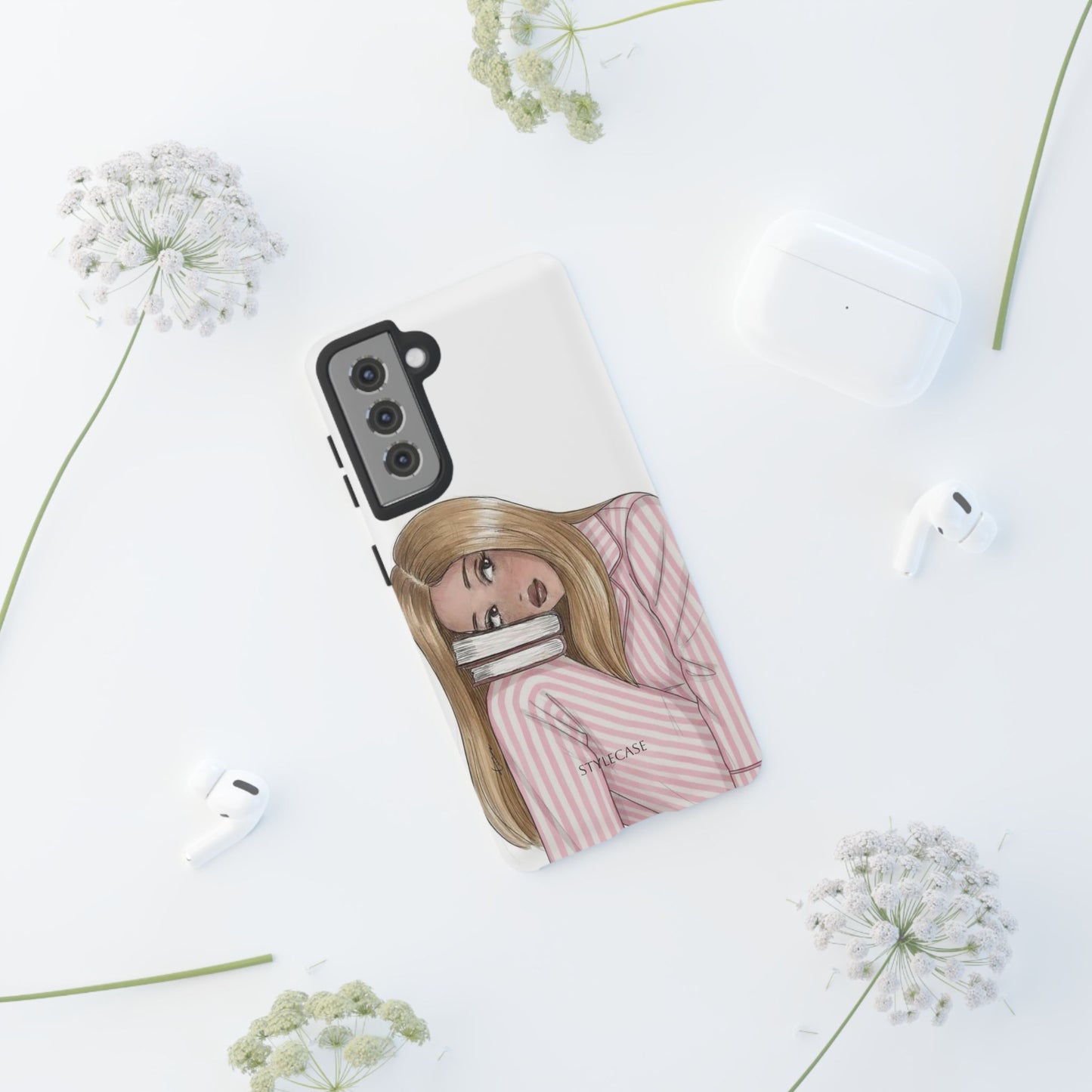Blonde Girl Phone Case - Books Lover Samsung & Iphone Case