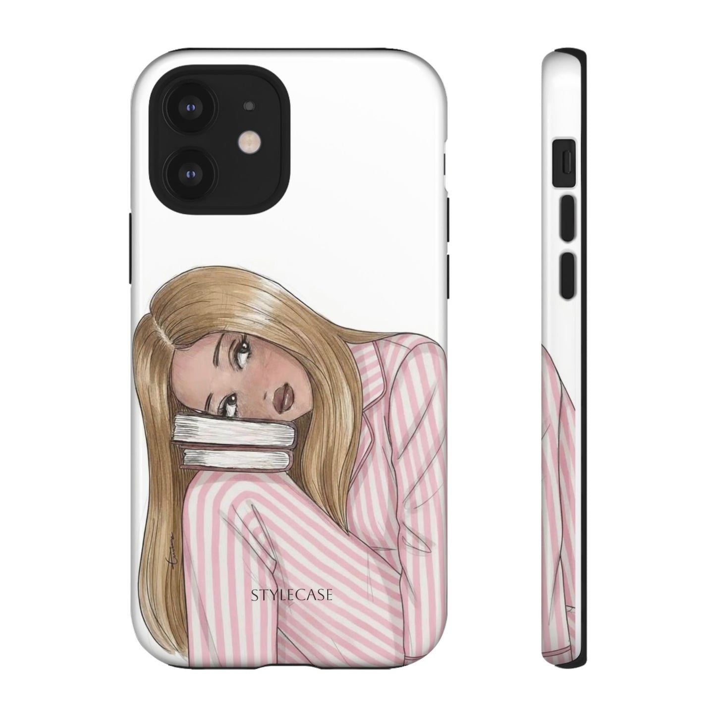 Blonde Girl Phone Case - Books Lover Samsung & Iphone Case