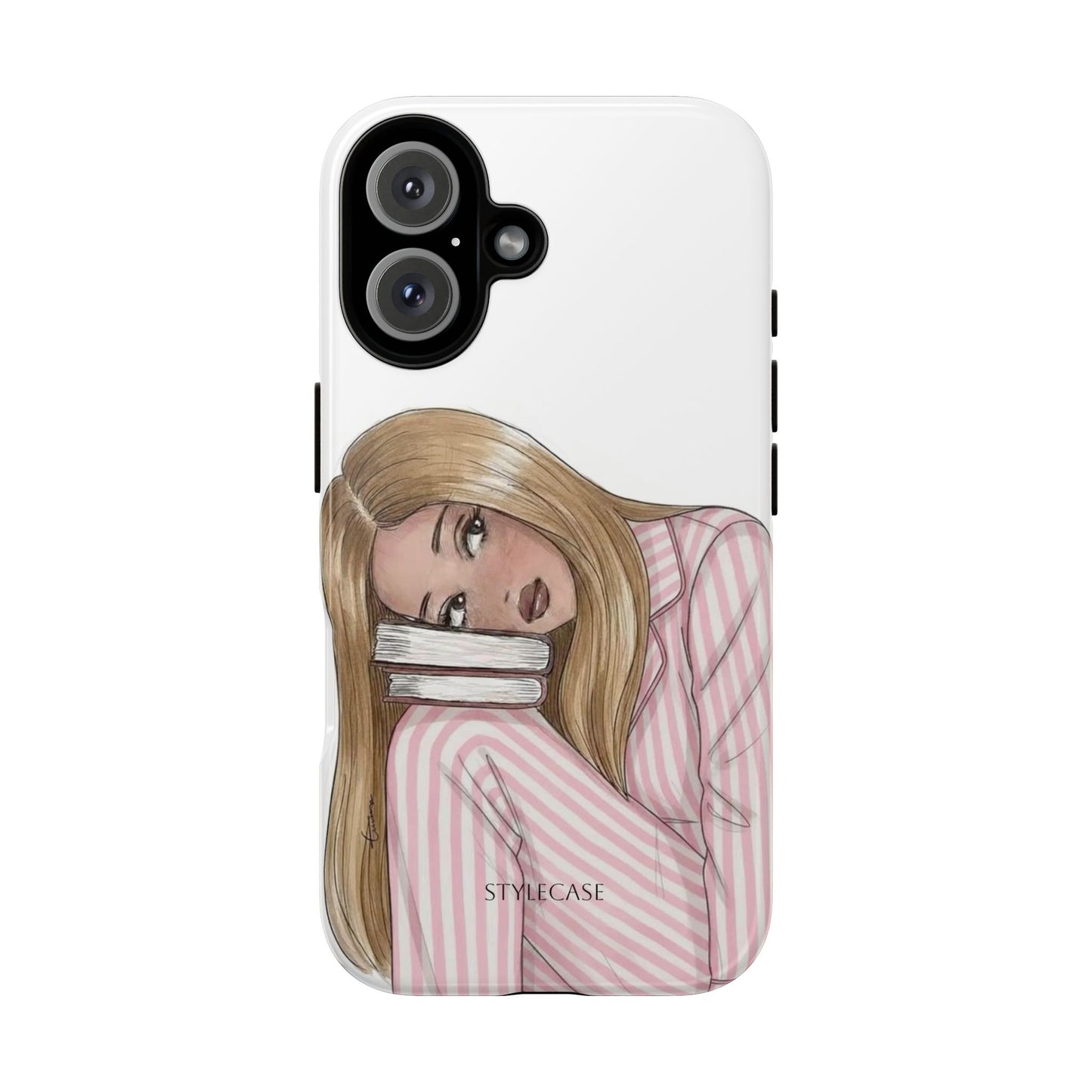 Blonde Girl Phone Case - Books Lover Samsung & Iphone Case