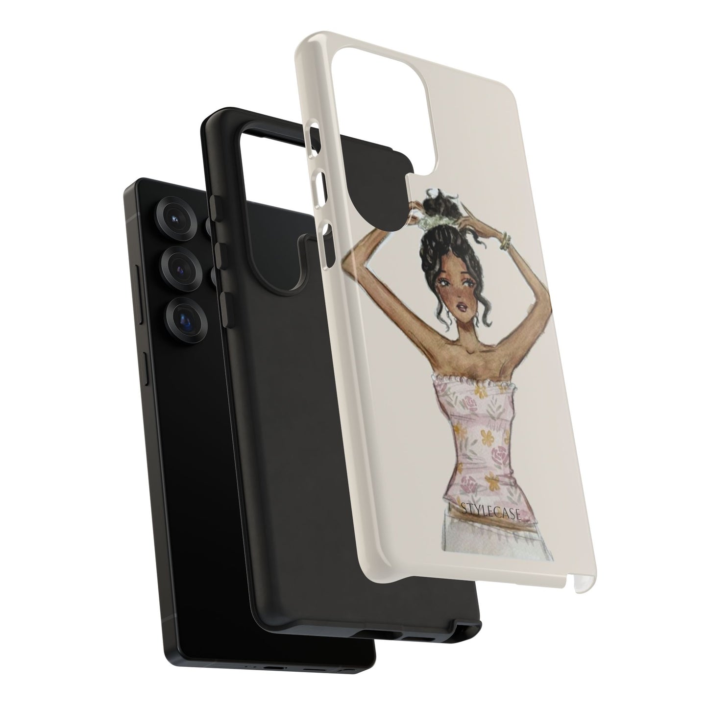 Phone Case — Fashion Illustration Chic Girl Protective Cover