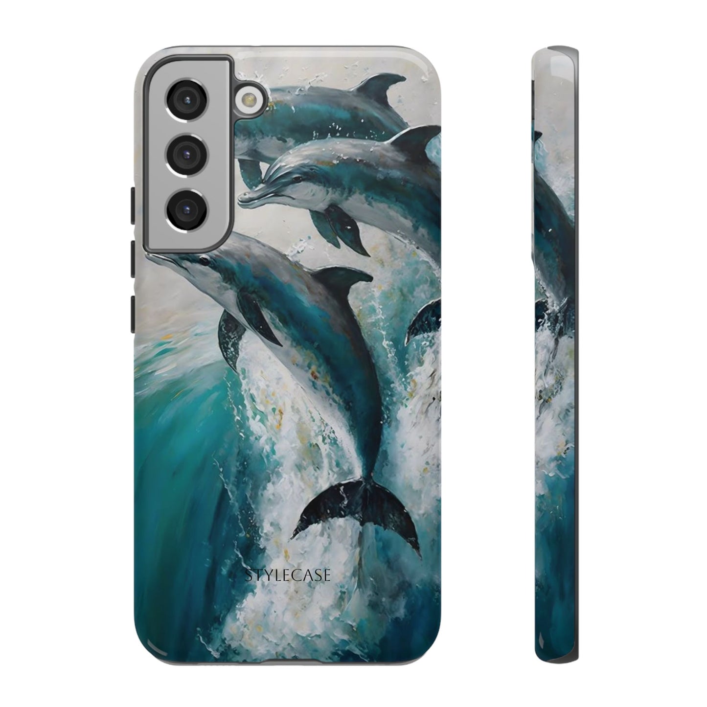 Dolphin Phone Case — Protective Ocean Art iPhone And Samsung Case