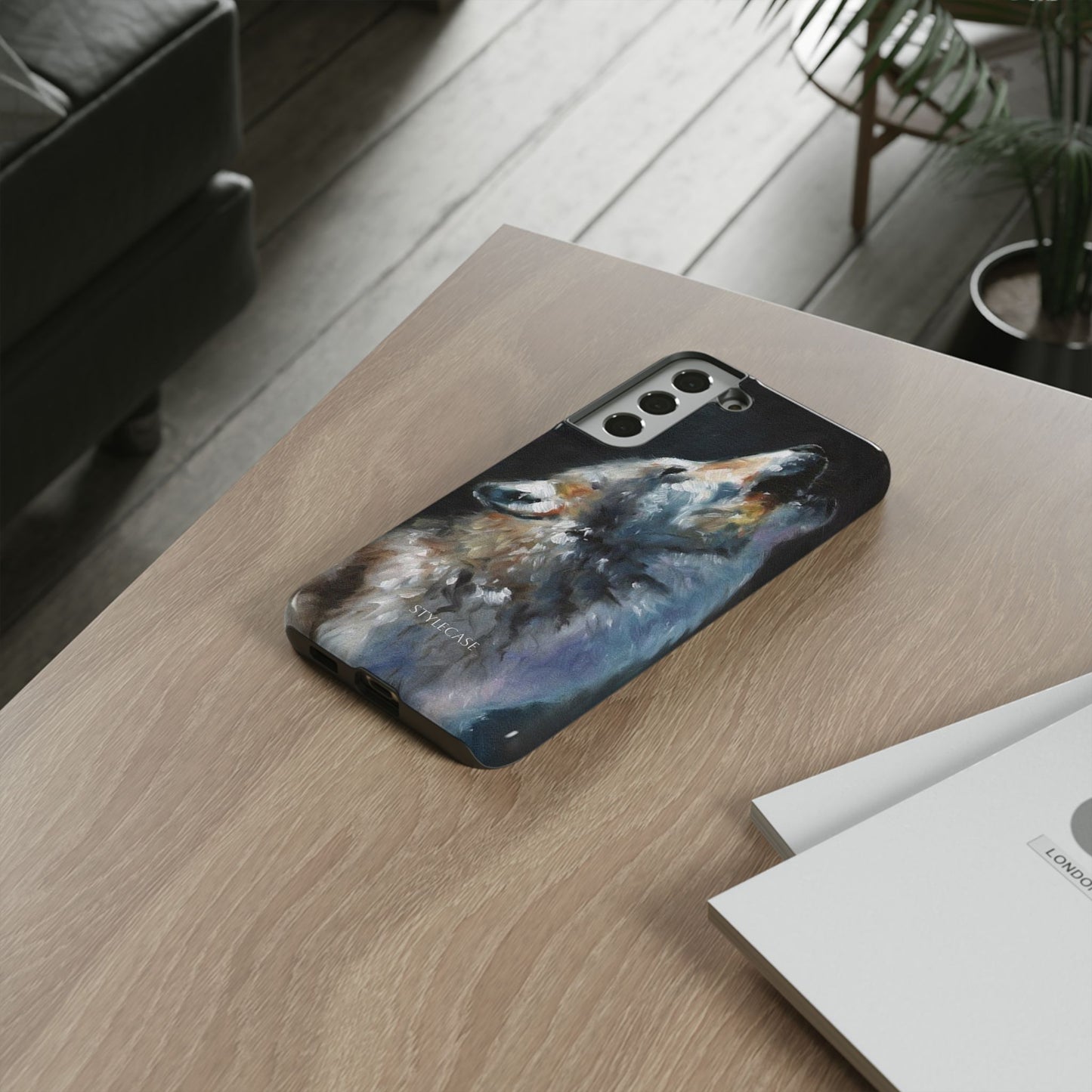 Howling Wolf Phone Case — Protective Samsung And Iphone Case