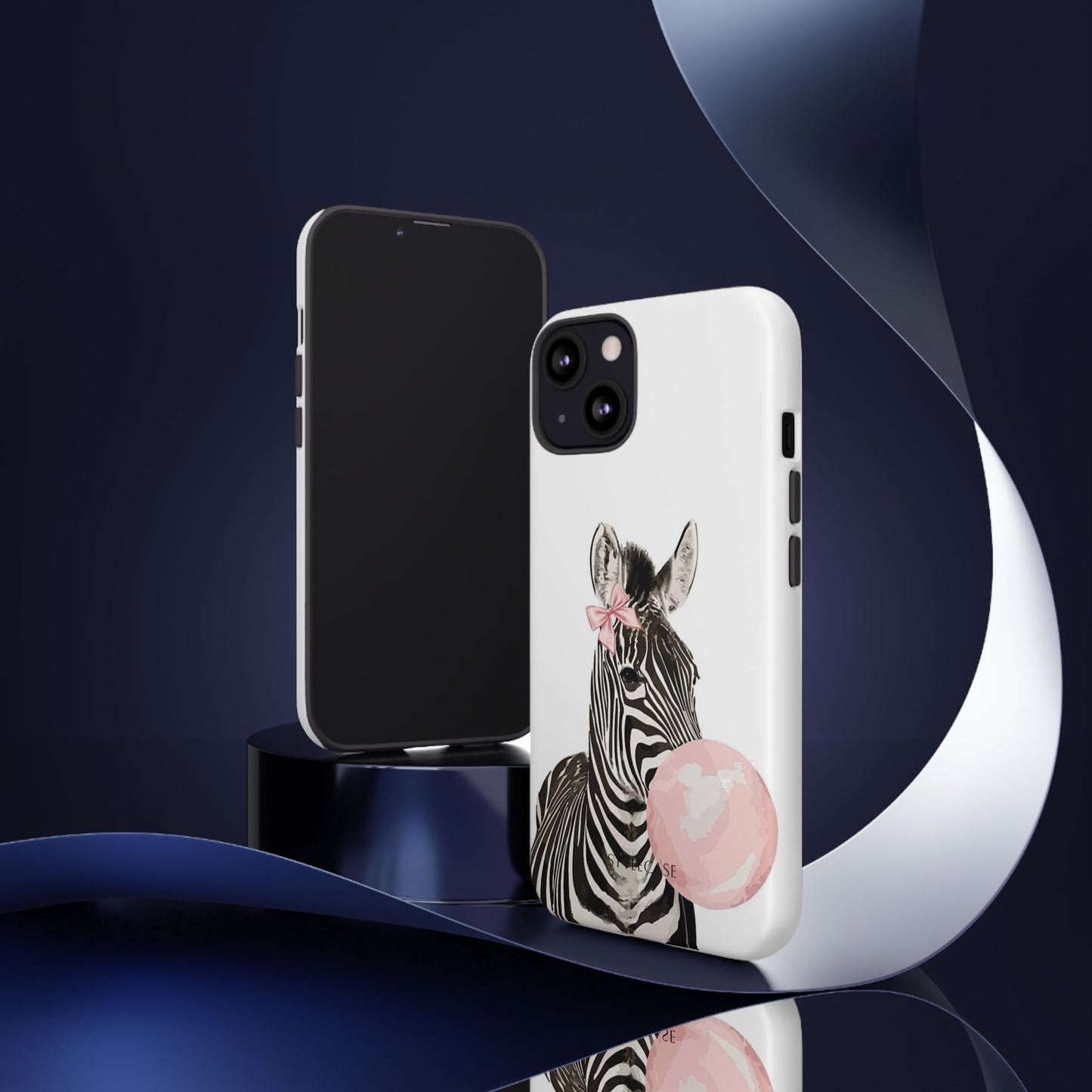 Zebra Bubblegum Phone Case — Cute Animal Samsung and Iphone Cover