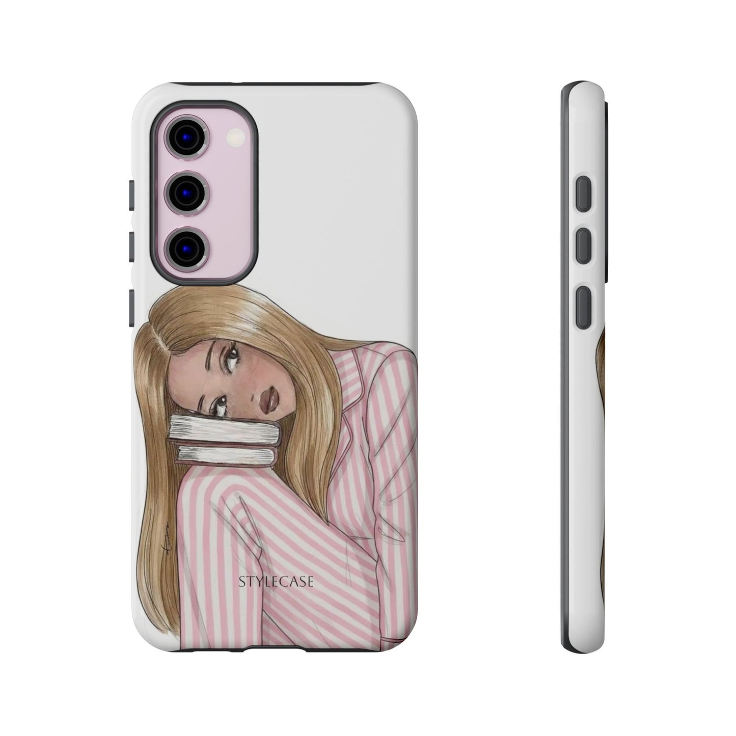 Blonde Girl Phone Case - Books Lover Samsung & Iphone Case