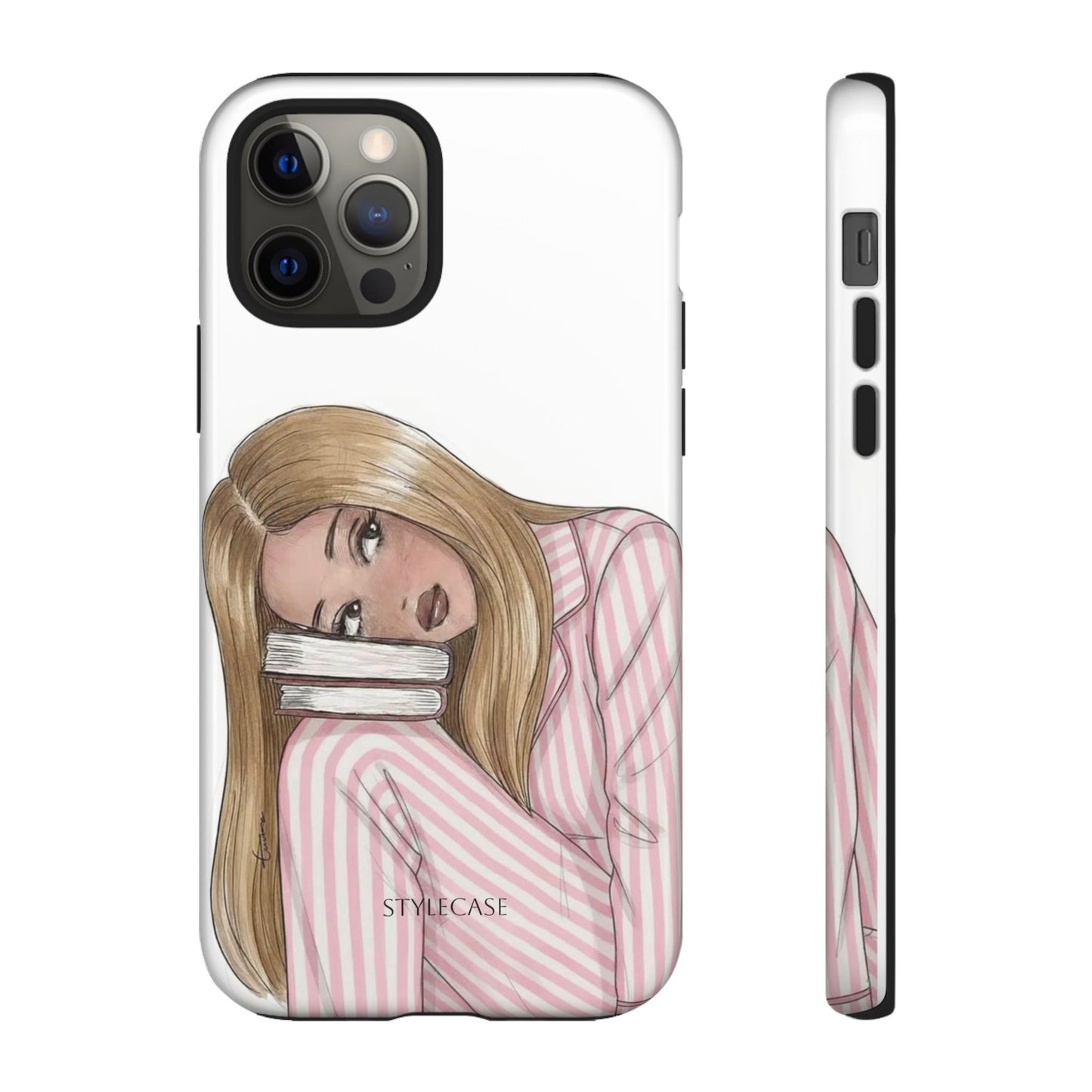 Blonde Girl Phone Case - Books Lover Samsung & Iphone Case