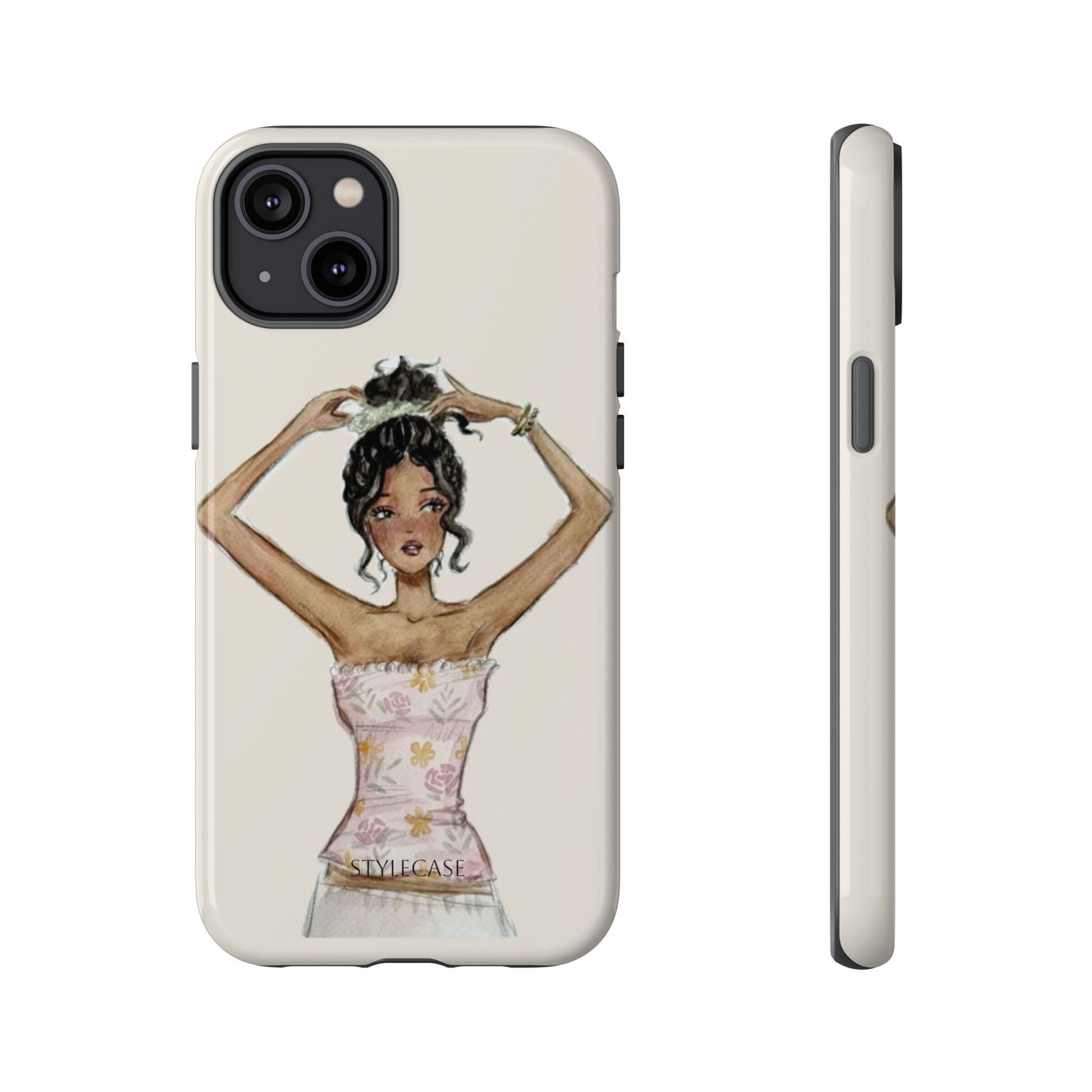 Phone Case — Fashion Illustration Chic Girl Protective Cover