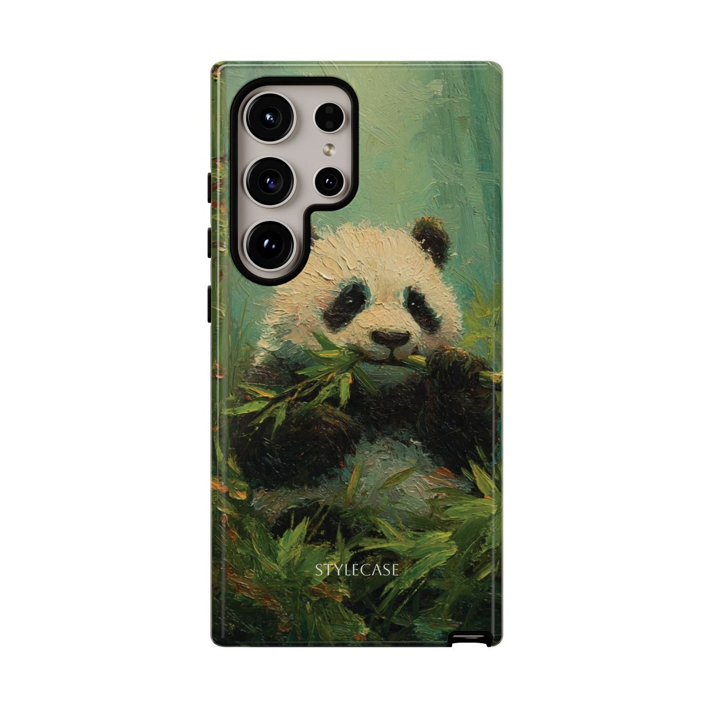 Panda Bamboo Phone Case – Cute Vintage-Style Protective Phone Cover
