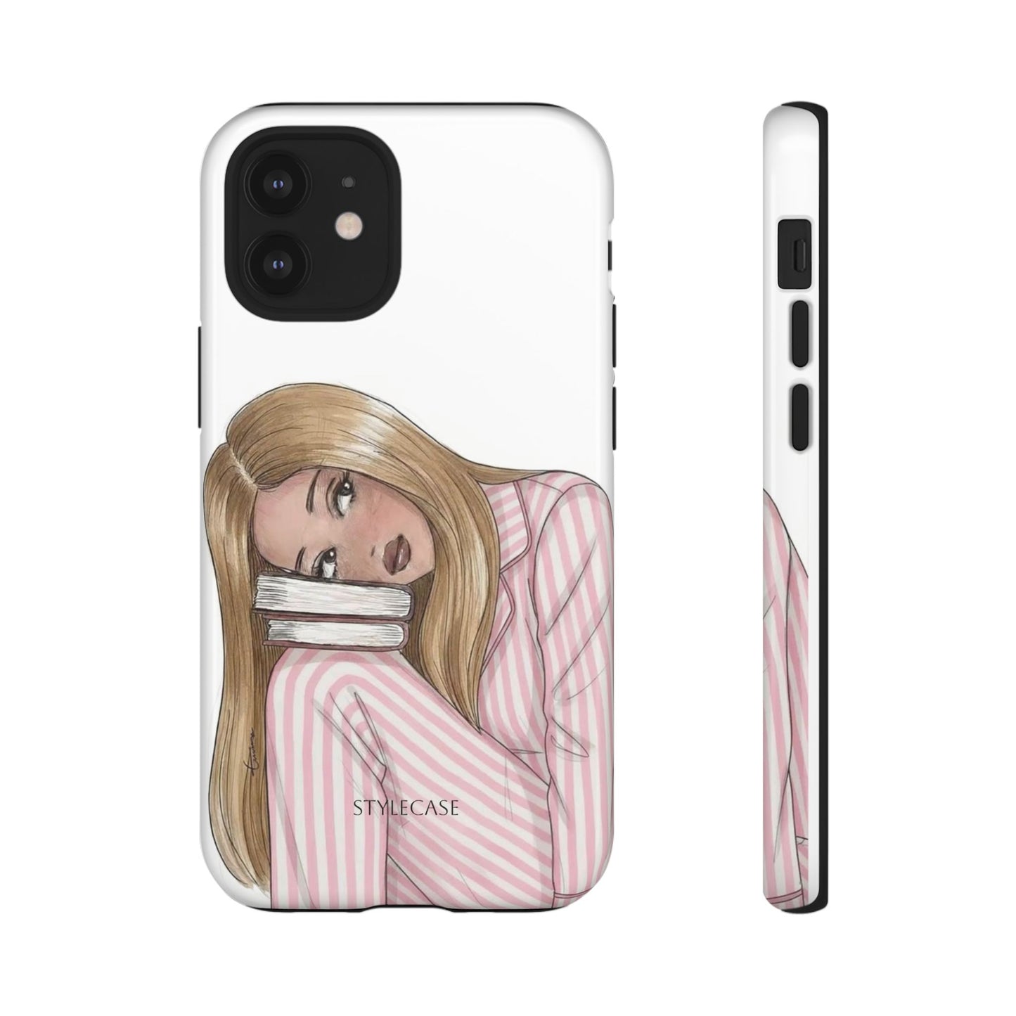 Blonde Girl Phone Case - Books Lover Samsung & Iphone Case