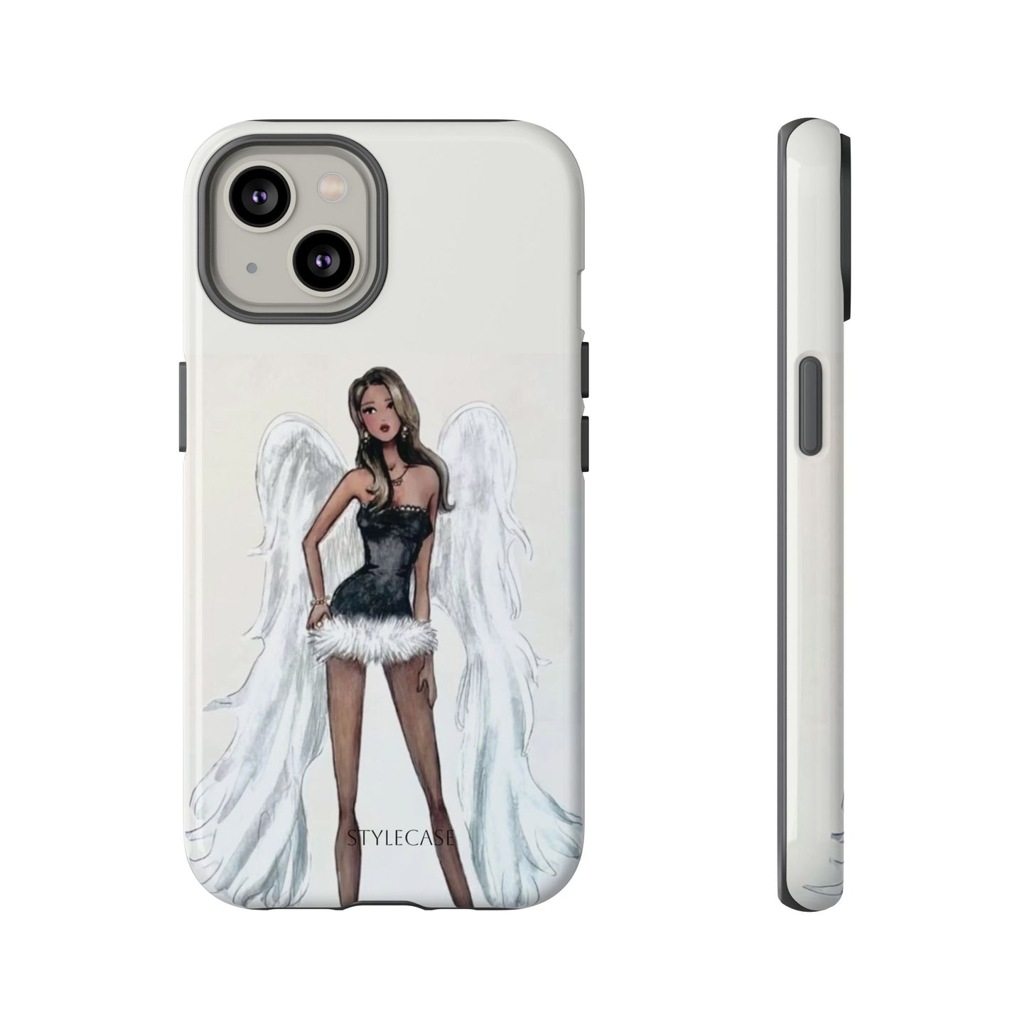Angel Wings Phone Case — Fashionable Angel Model Protective Cover