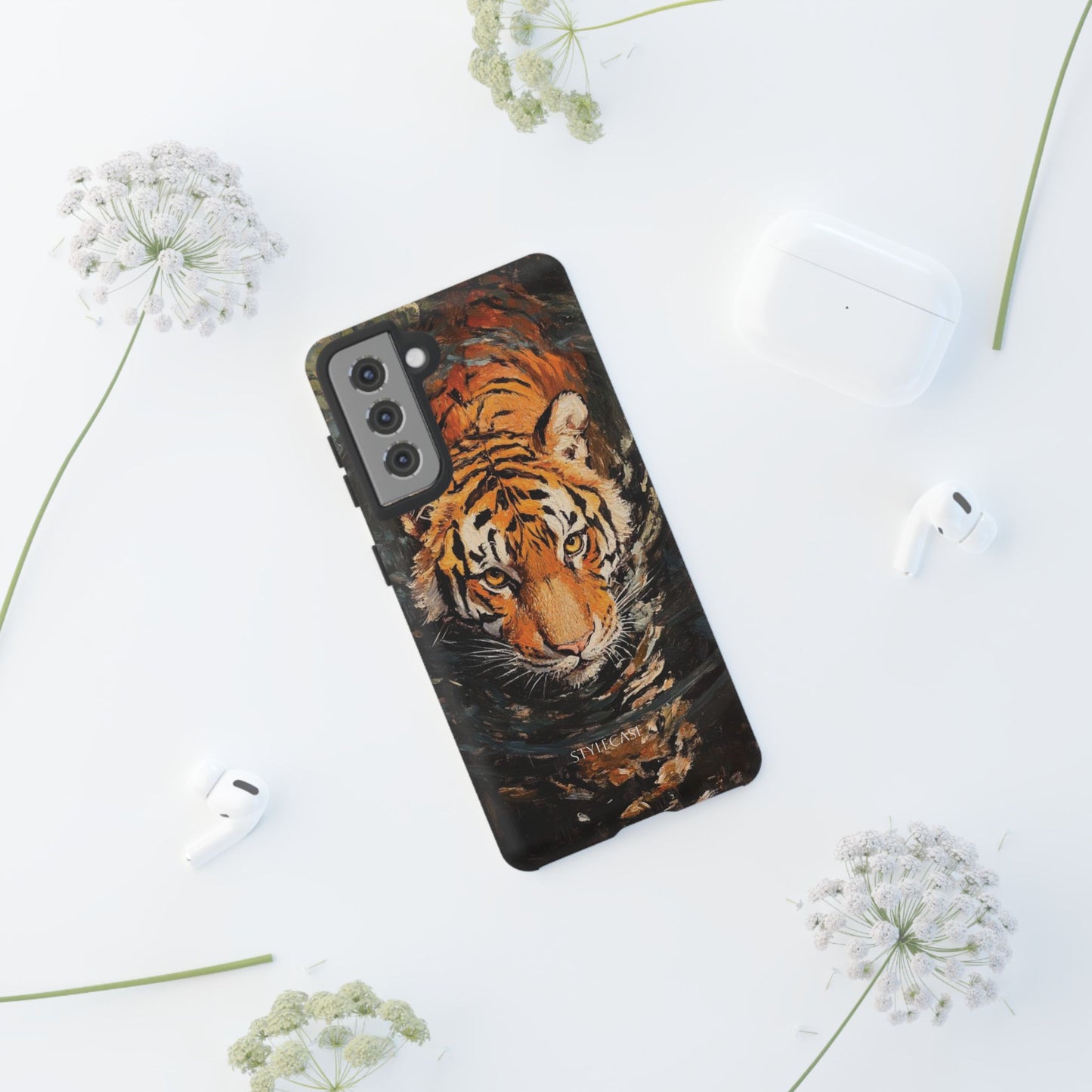Tiger Reflection Phone Case — Wildlife Samsung And Iphone Cover