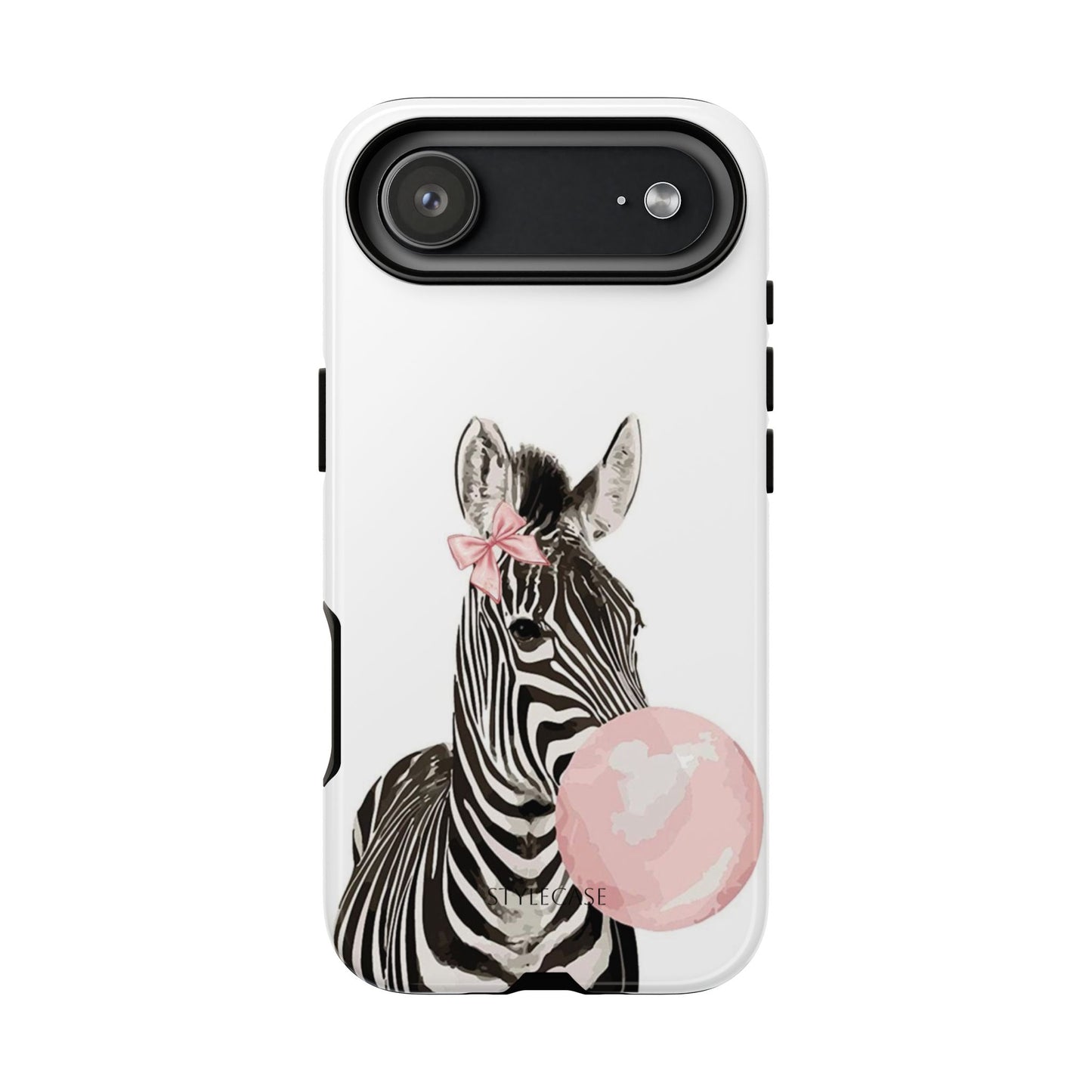Zebra Bubblegum Phone Case — Cute Animal Samsung and Iphone Cover
