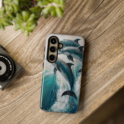 Dolphin Phone Case — Protective Ocean Art iPhone And Samsung Case