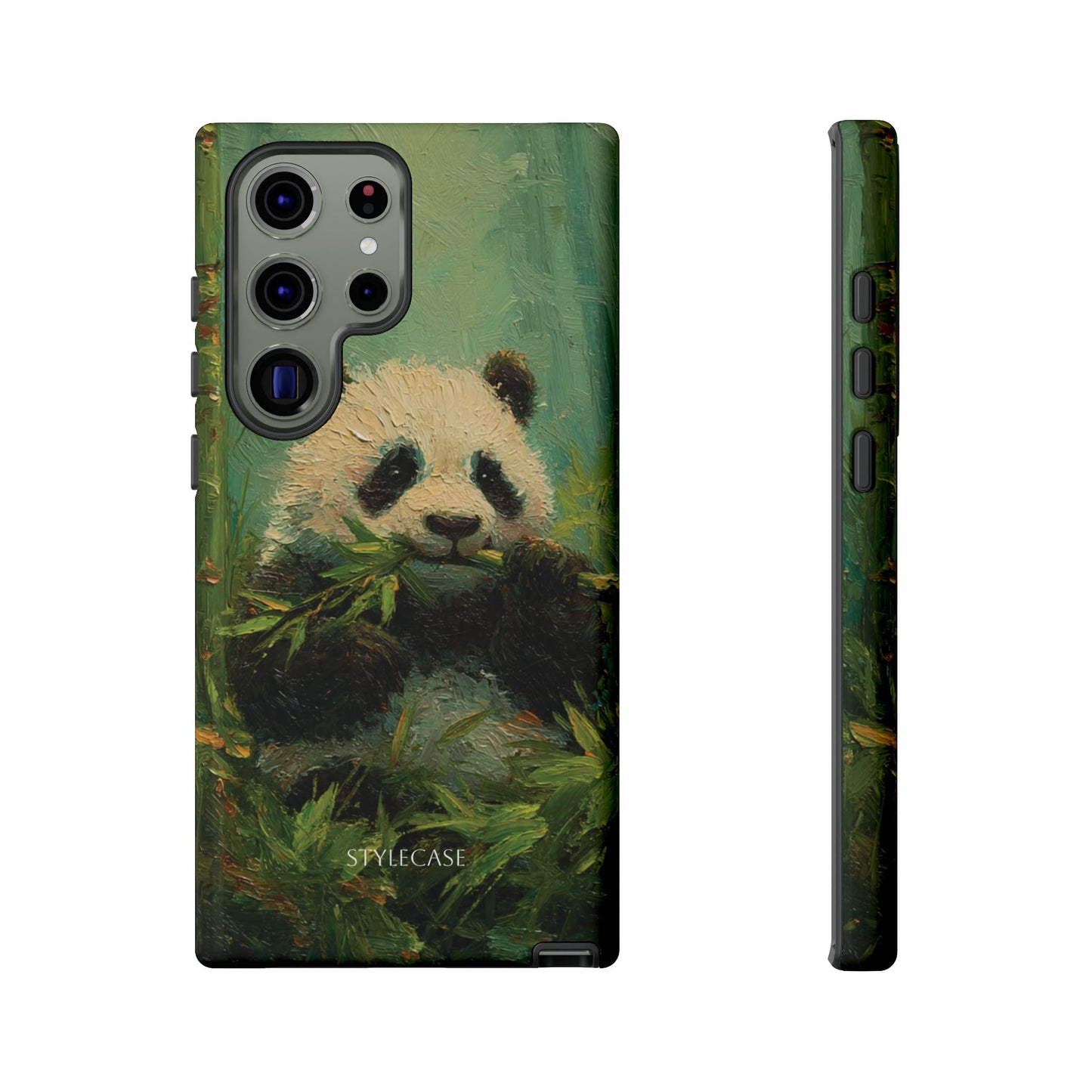 Panda Bamboo Phone Case – Cute Vintage-Style Protective Phone Cover