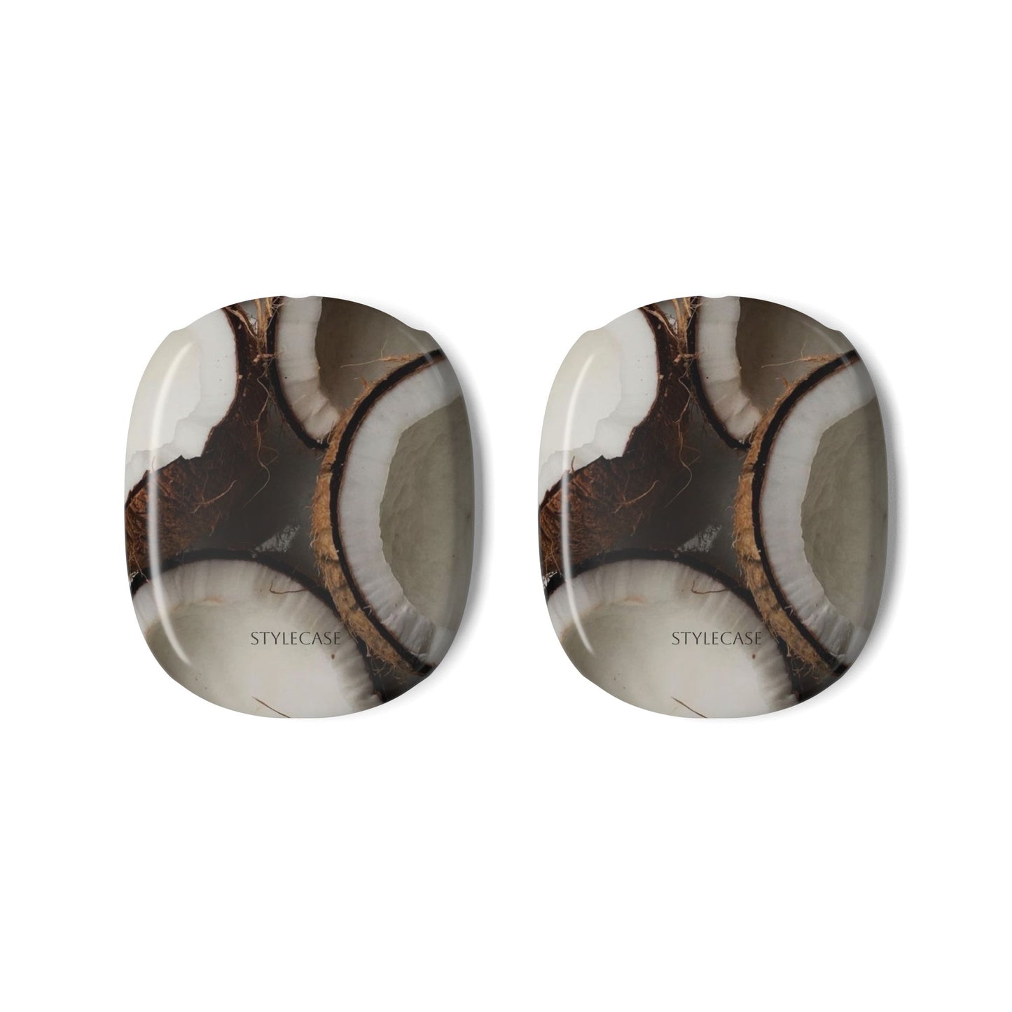 Coconut Shell AirPod Max Cases — Tropical Beach Vibe Headphone Covers