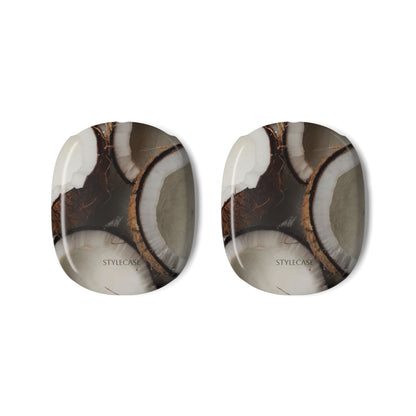 Coconut Shell AirPod Max Cases — Tropical Beach Vibe Headphone Covers