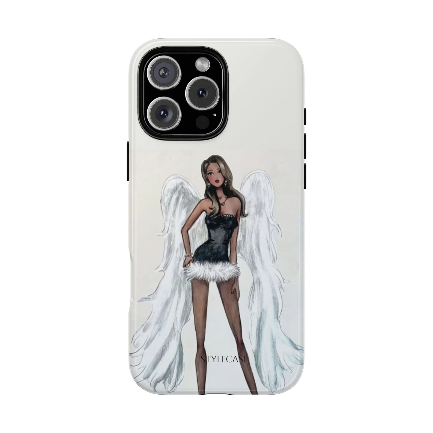 Angel Wings Phone Case — Fashionable Angel Model Protective Cover