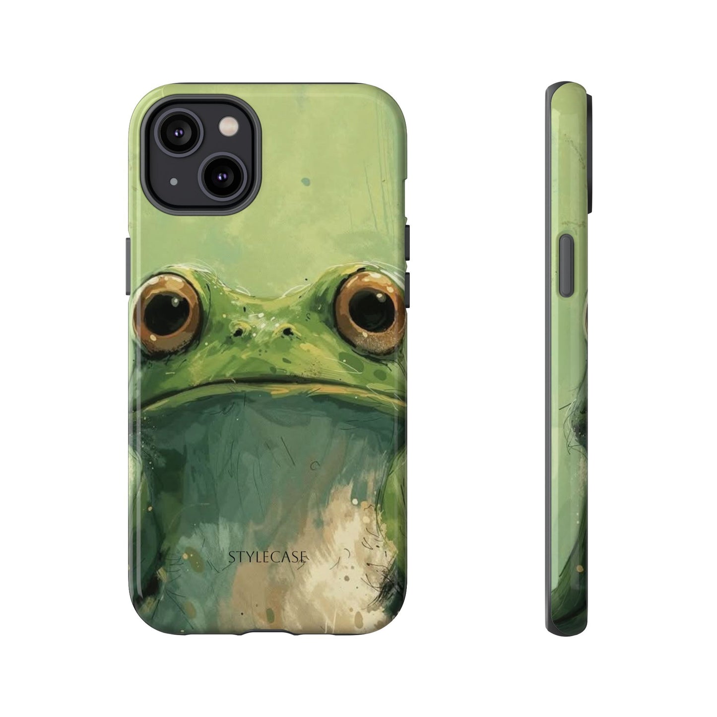 Frog Portrait Phone Case — Cute Frog Samsung And Iphone Protective Cover