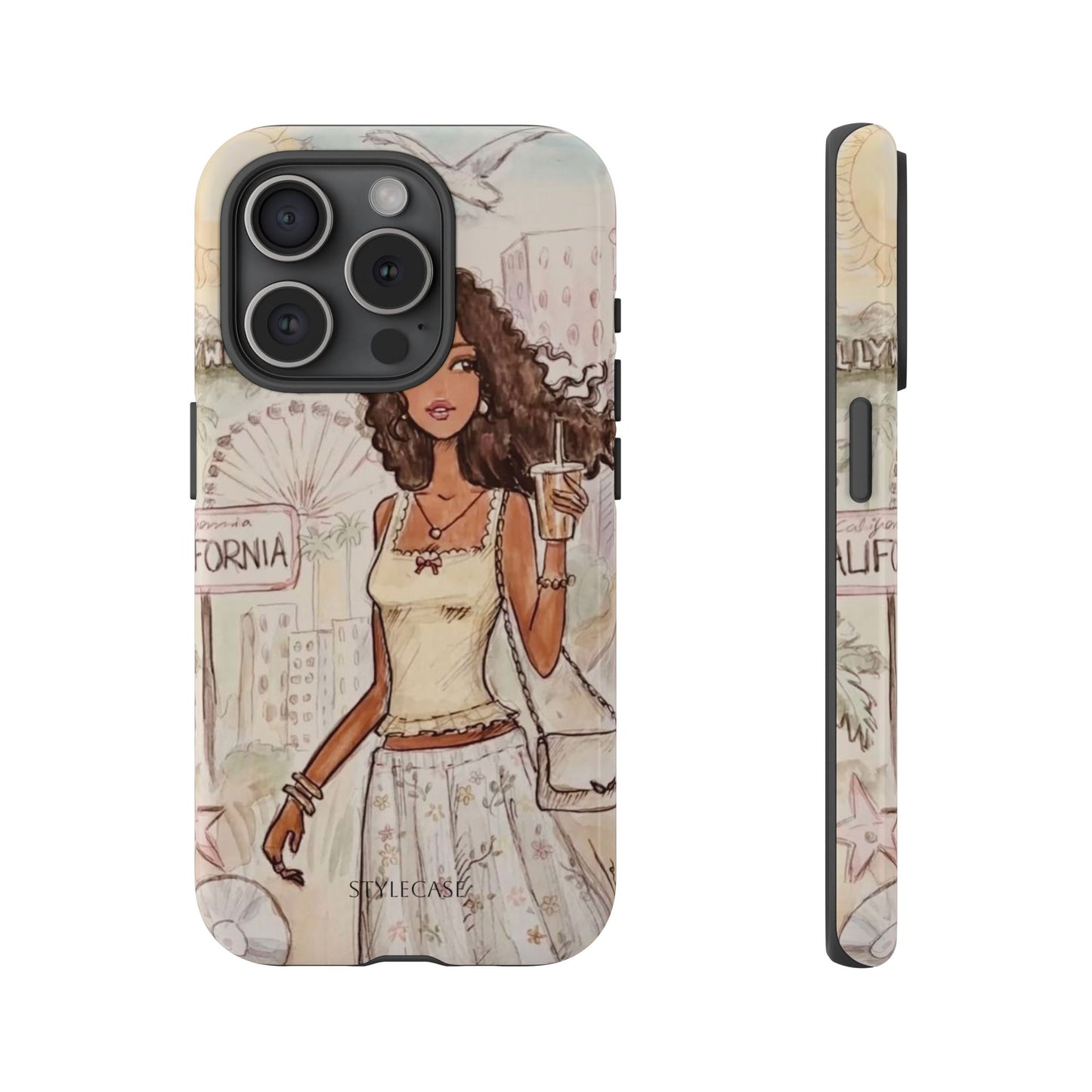 Stylish Girl Phone Case — California Samsung And Iphone Cover