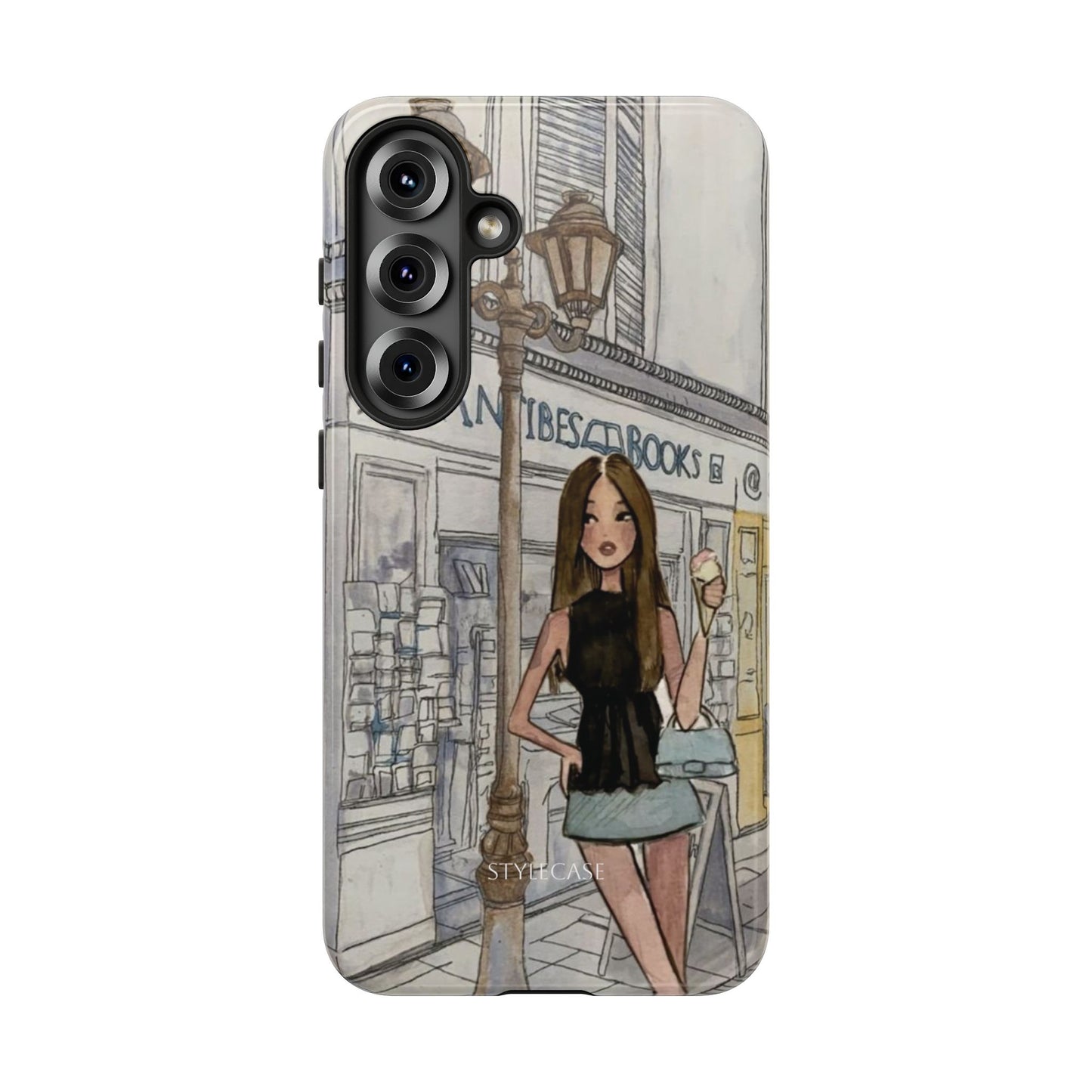 Phone Case — Chic Parisian Girl Protective Cover