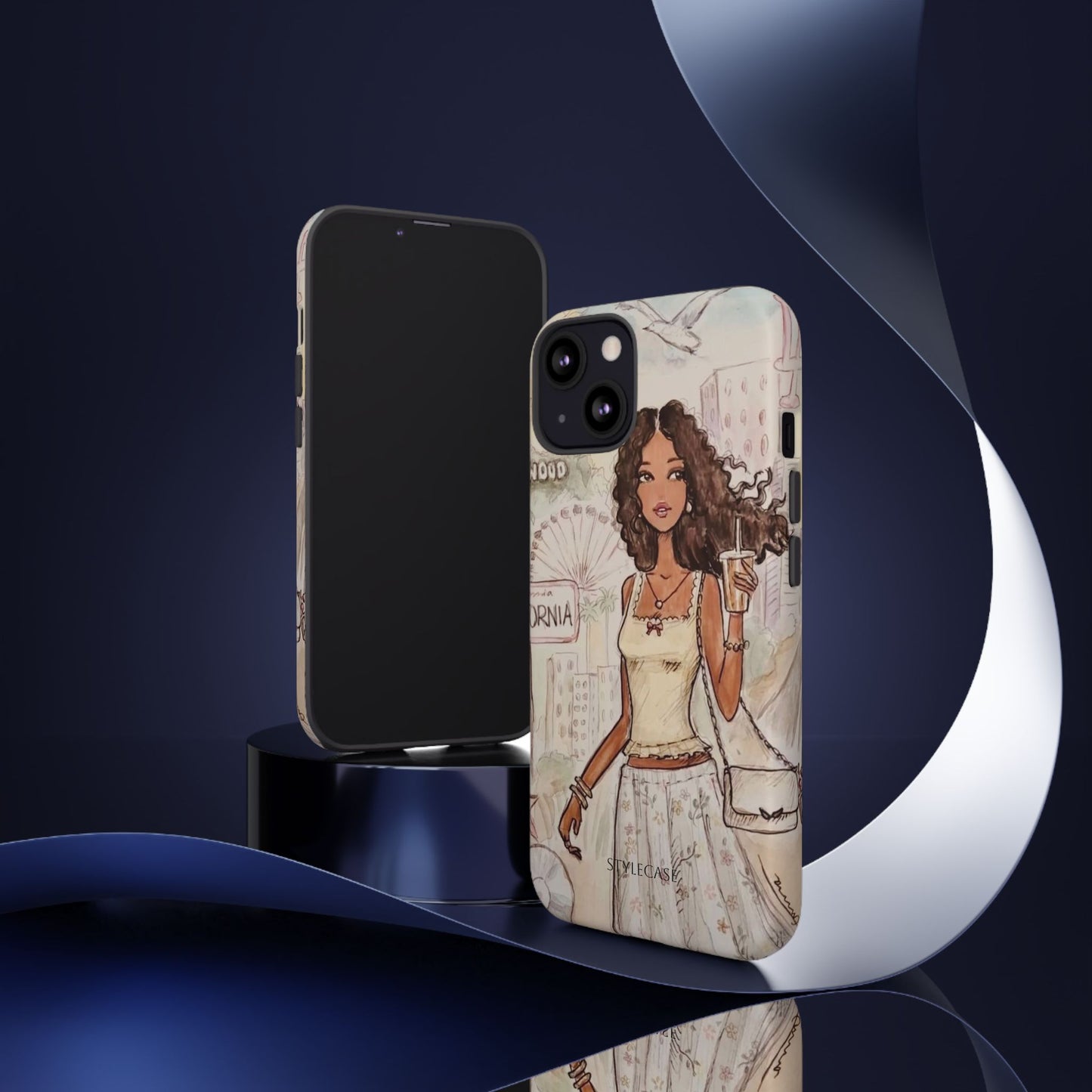 Stylish Girl Phone Case — California Samsung And Iphone Cover