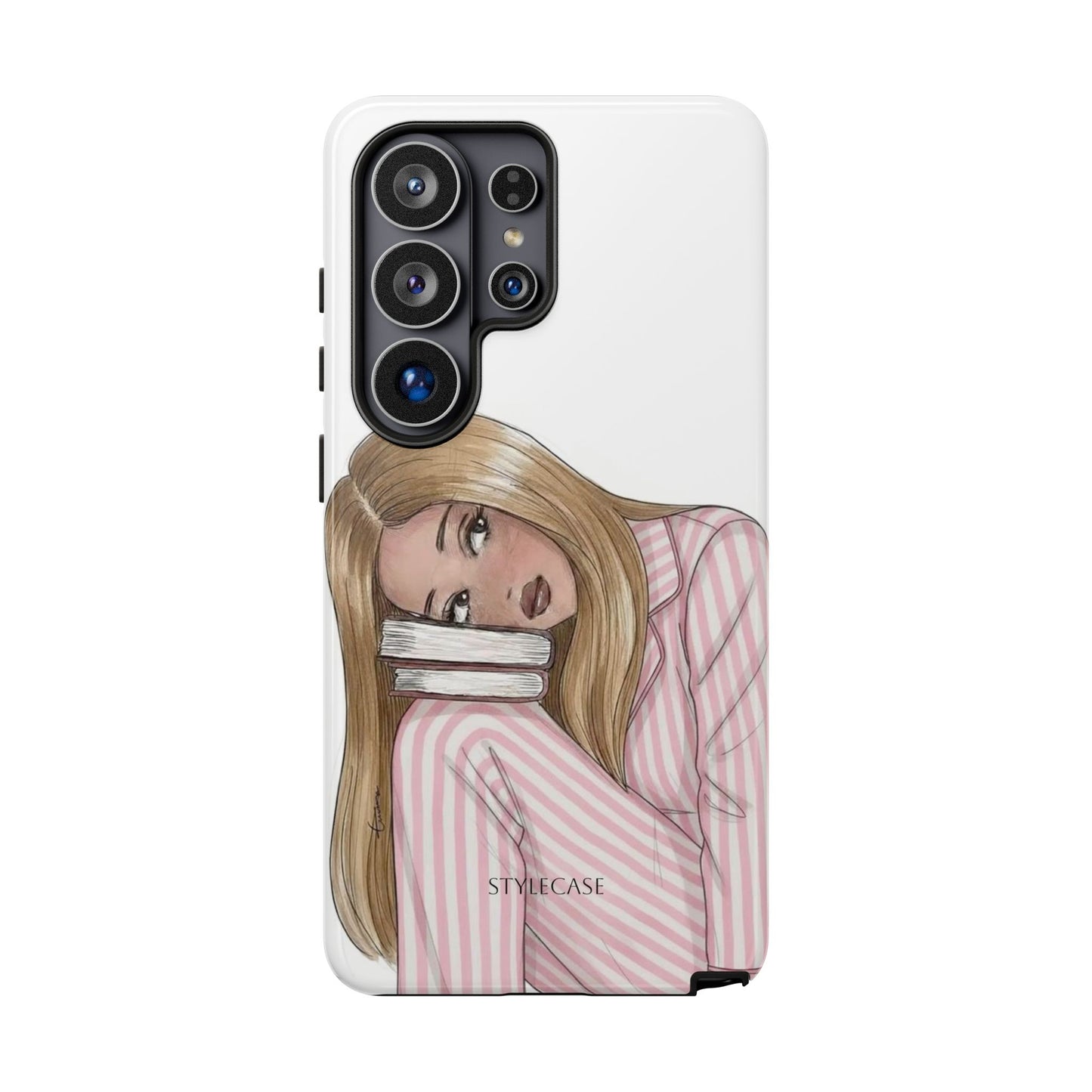 Blonde Girl Phone Case - Books Lover Samsung & Iphone Case