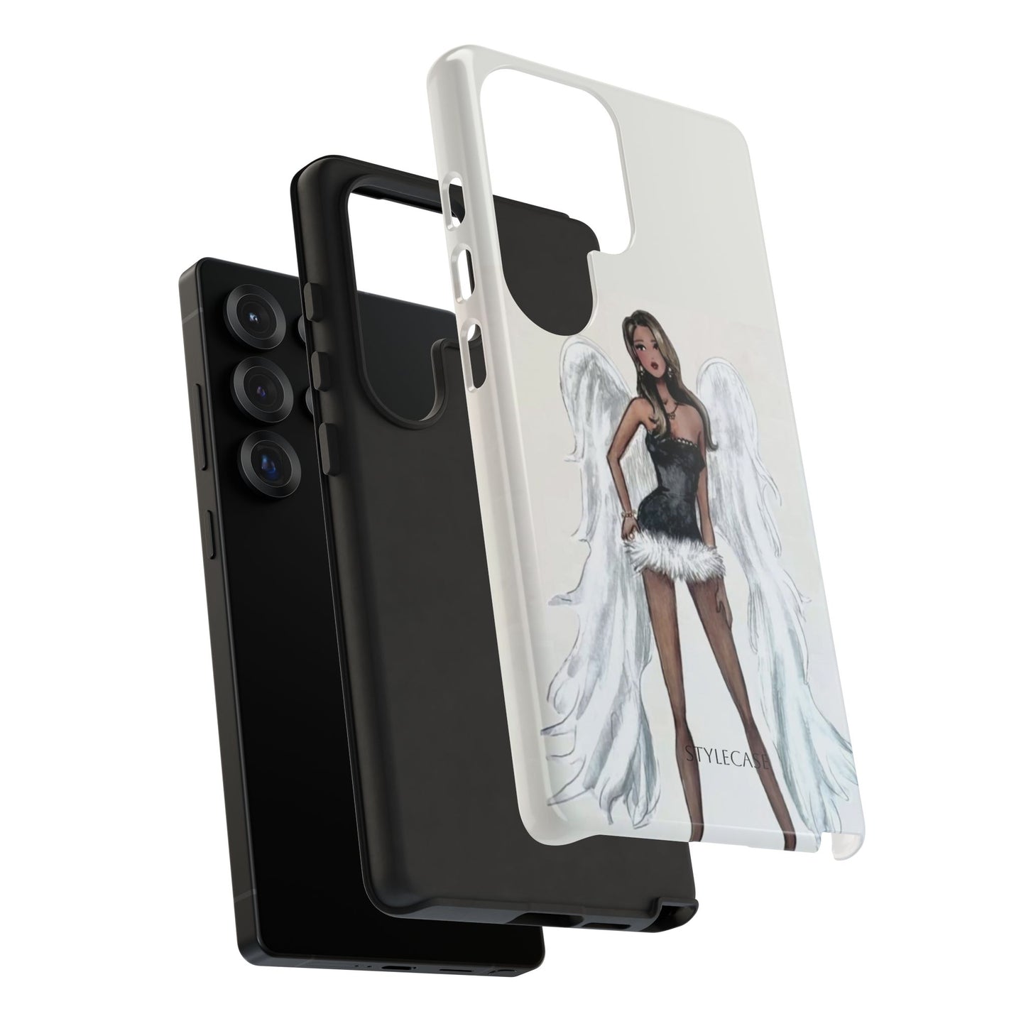 Angel Wings Phone Case — Fashionable Angel Model Protective Cover