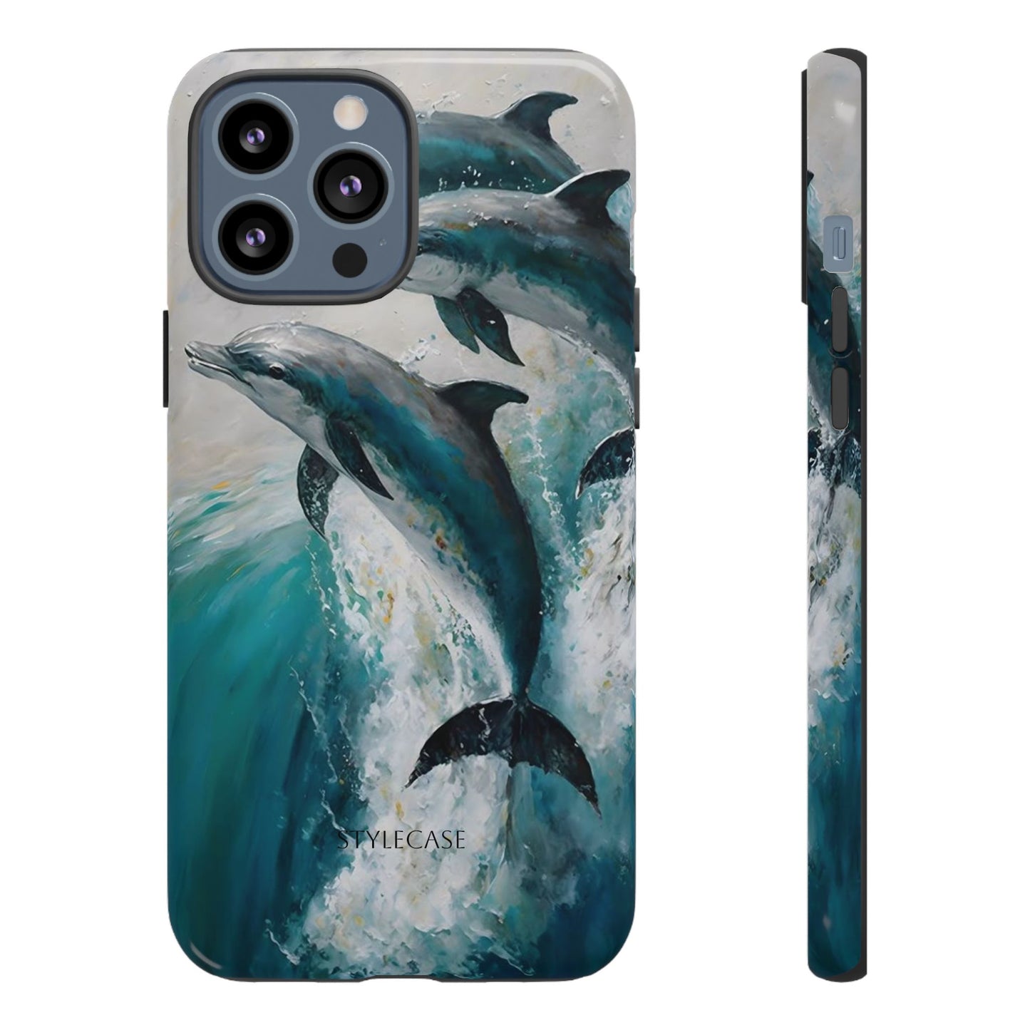 Dolphin Phone Case — Protective Ocean Art iPhone And Samsung Case