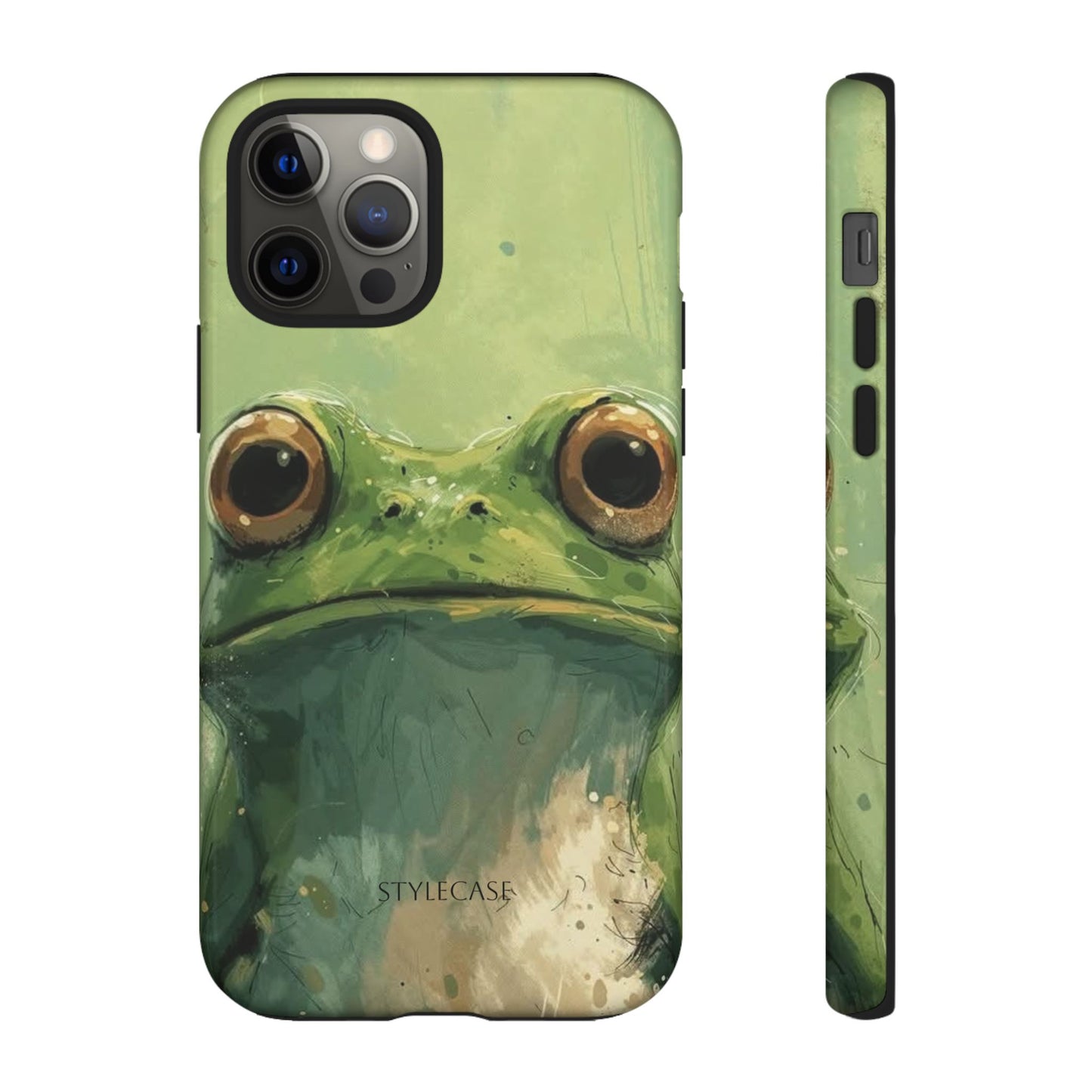 Frog Portrait Phone Case — Cute Frog Samsung And Iphone Protective Cover