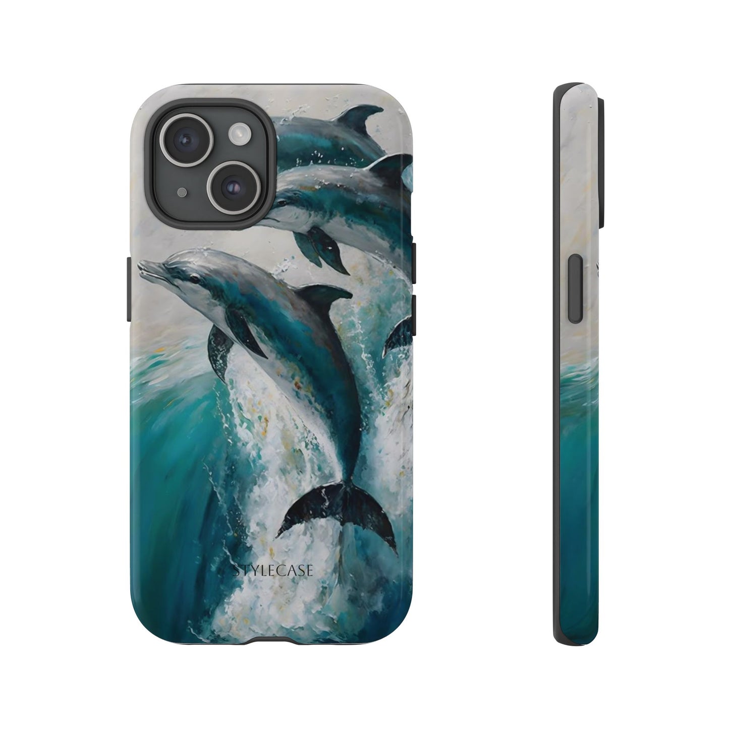 Dolphin Phone Case — Protective Ocean Art iPhone And Samsung Case