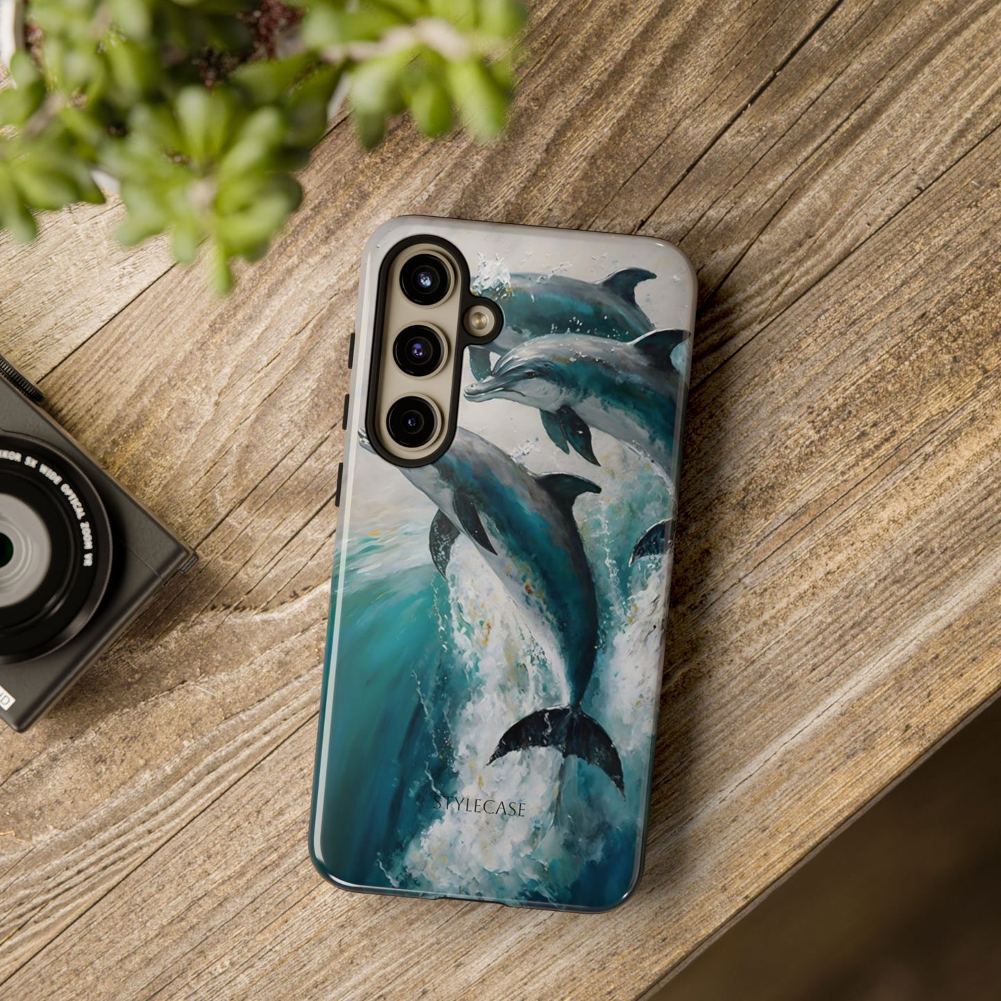 Dolphin Phone Case — Protective Ocean Art iPhone And Samsung Case