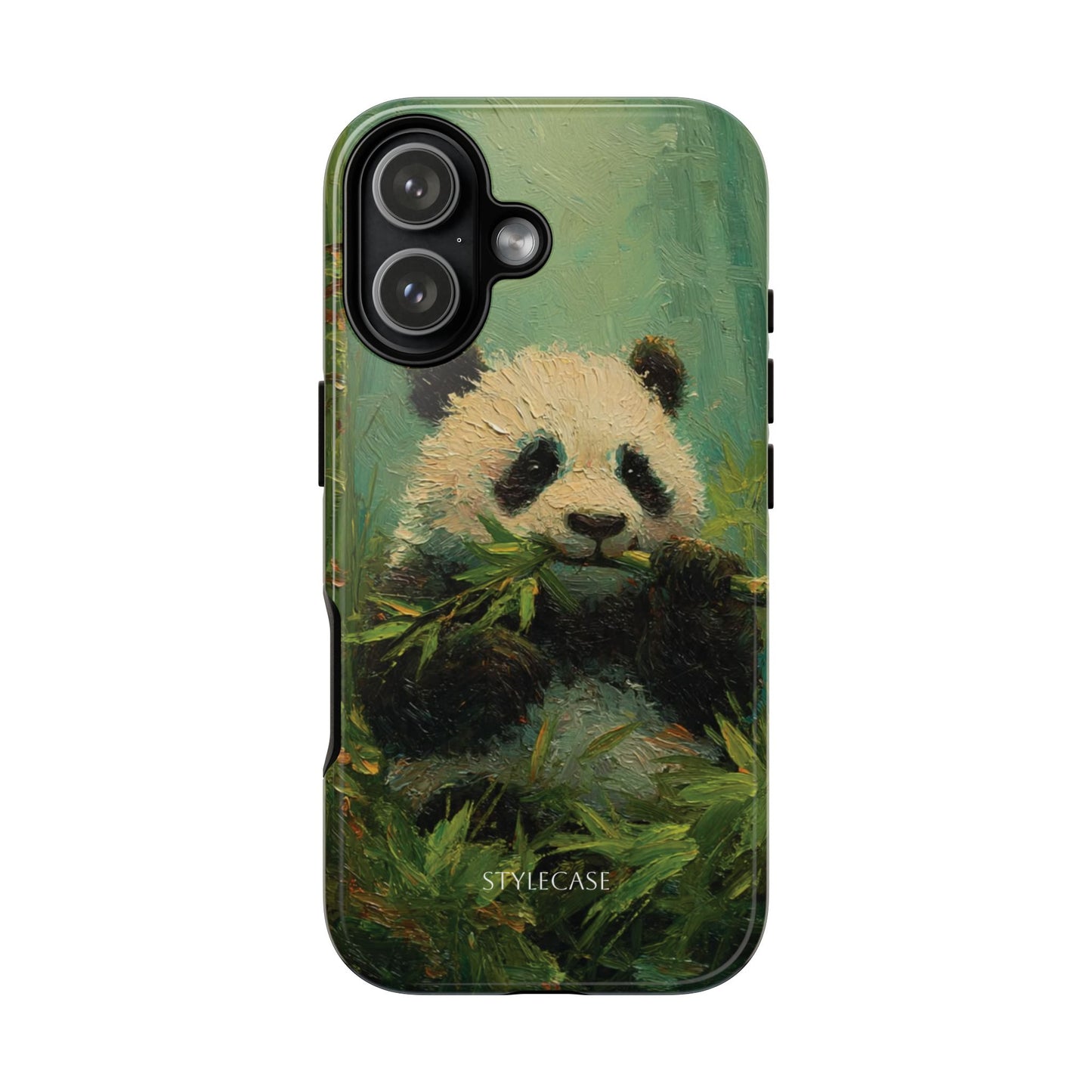 Panda Bamboo Phone Case – Cute Vintage-Style Protective Phone Cover