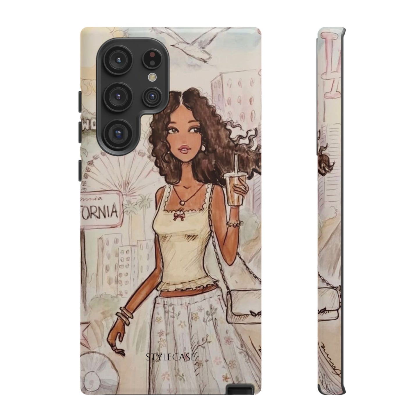 Stylish Girl Phone Case — California Samsung And Iphone Cover