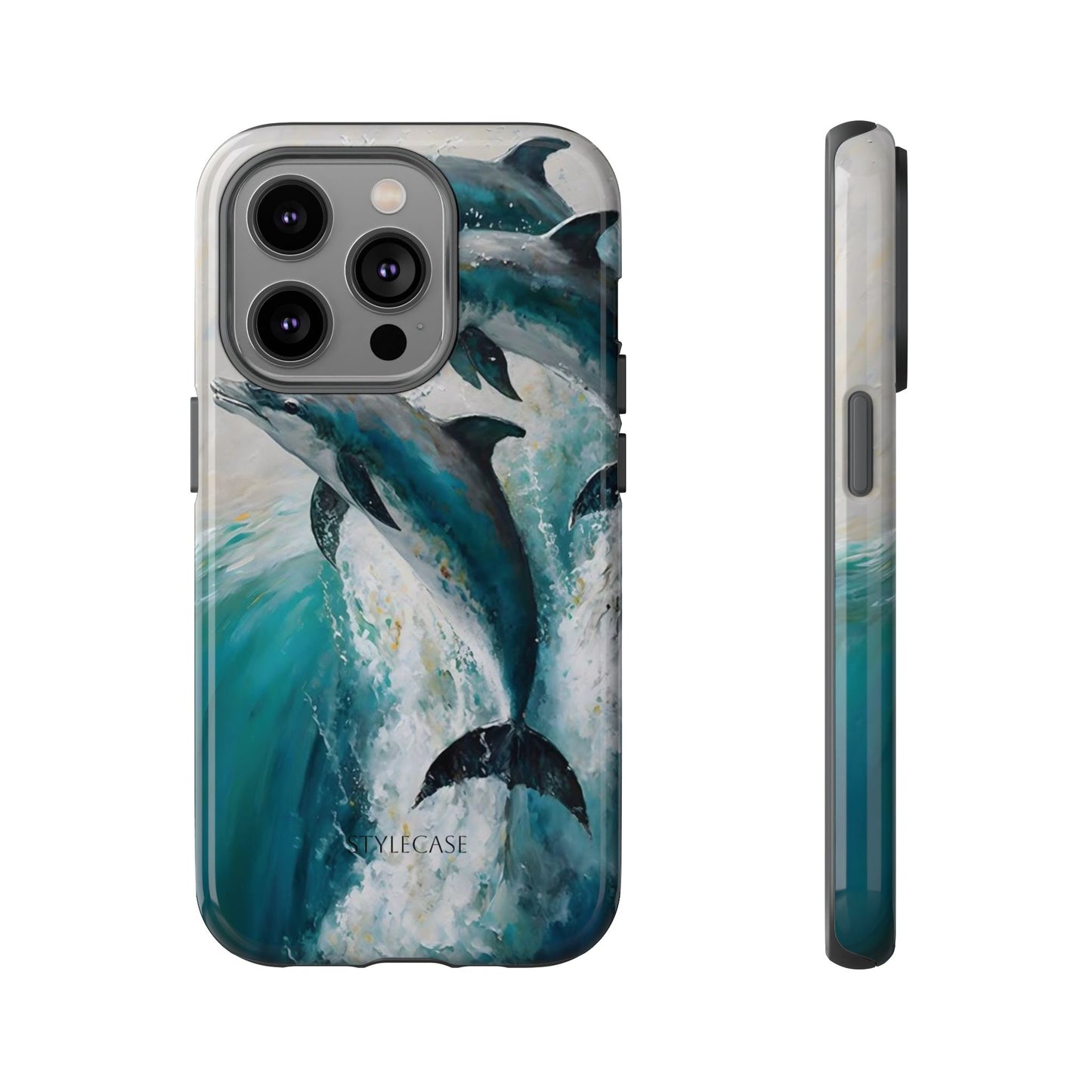 Dolphin Phone Case — Protective Ocean Art iPhone And Samsung Case