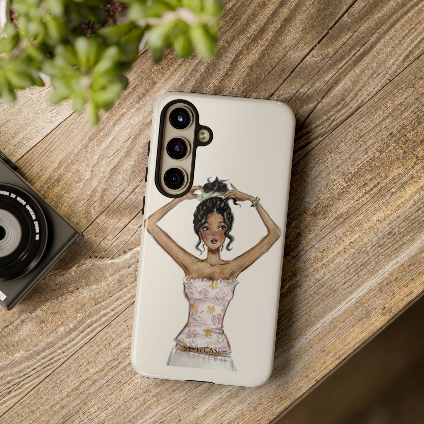 Phone Case — Fashion Illustration Chic Girl Protective Cover