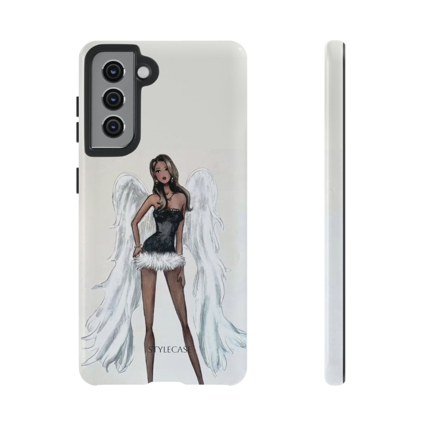 Angel Wings Phone Case — Fashionable Angel Model Protective Cover