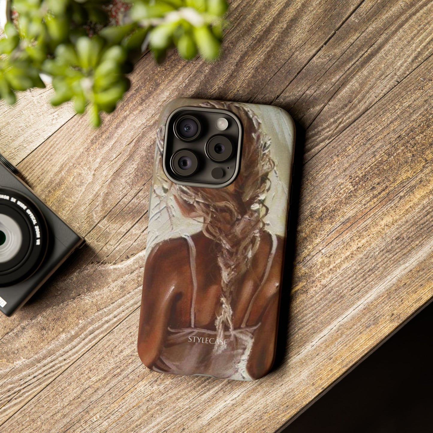 Phone Case — Braided Back Summer Vibe Protective Cover